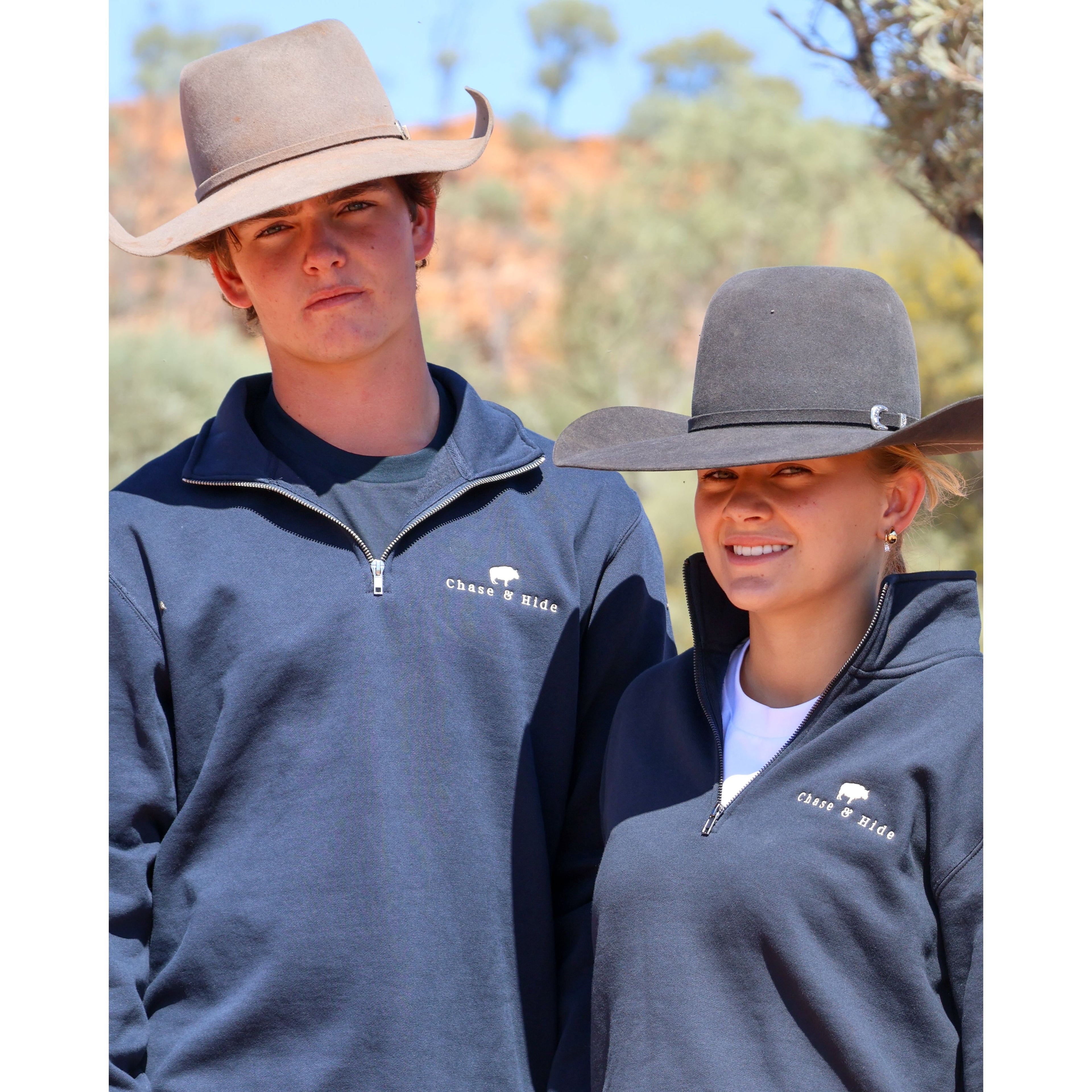 Chase and Hide Half Zip Jumper