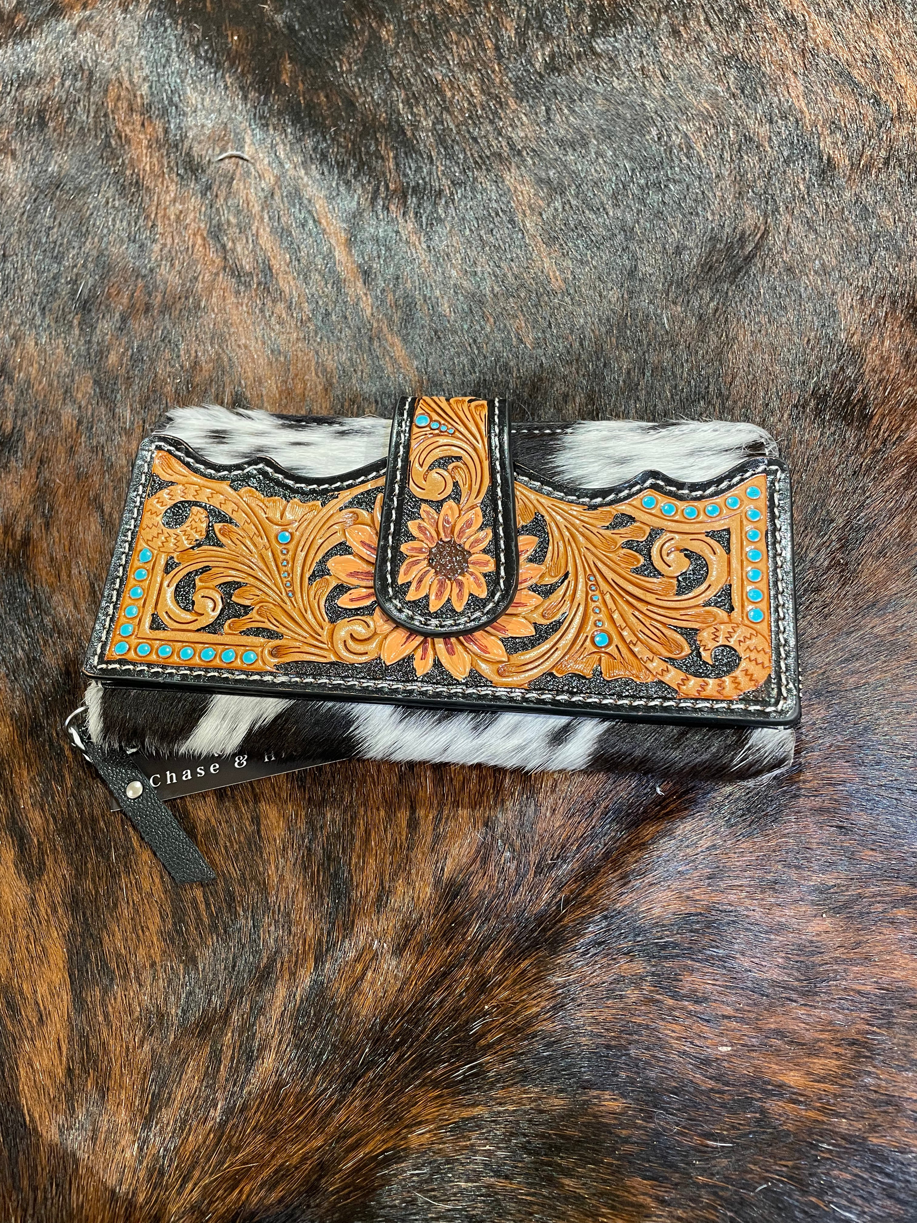 Sunflower Tooling Wallet -