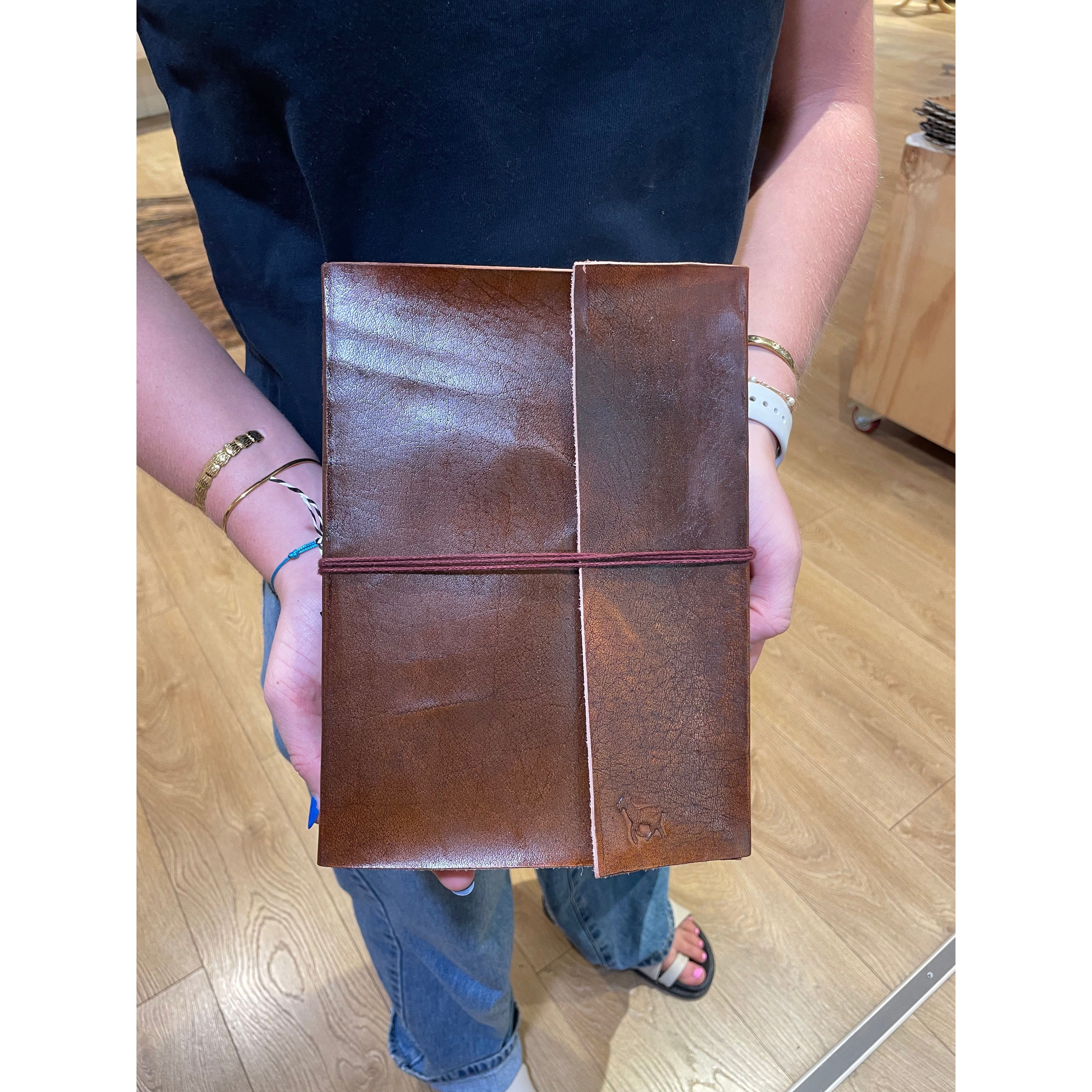 Leather Bound Notebook, Journal, Diary, Scrap Book, Art Gift