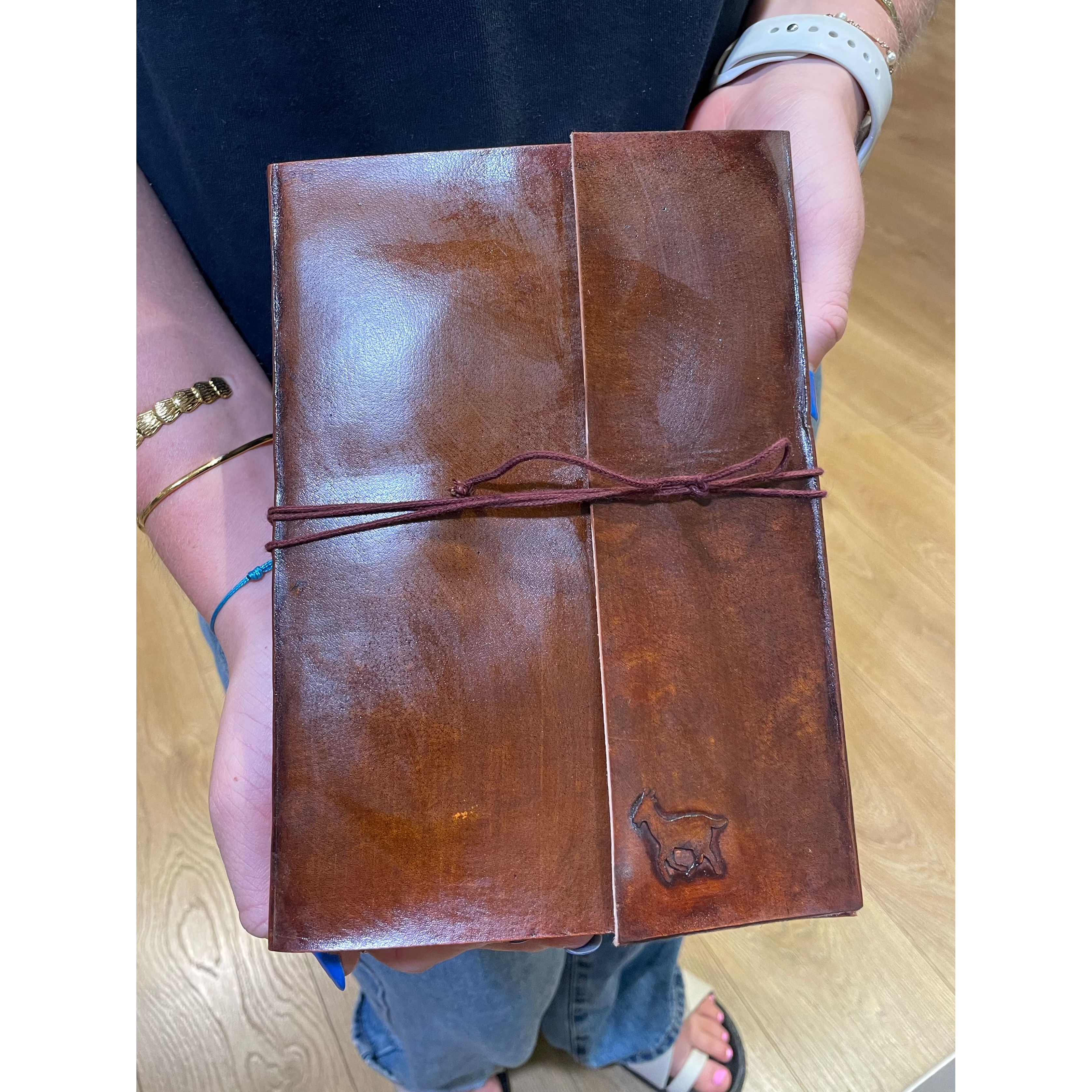 Leather Bound Notebook, Journal, Diary, Scrap Book, Art Gift