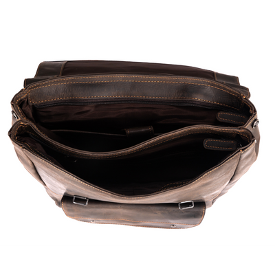 LEATHER BACKPACK AUSTIN - BROWN