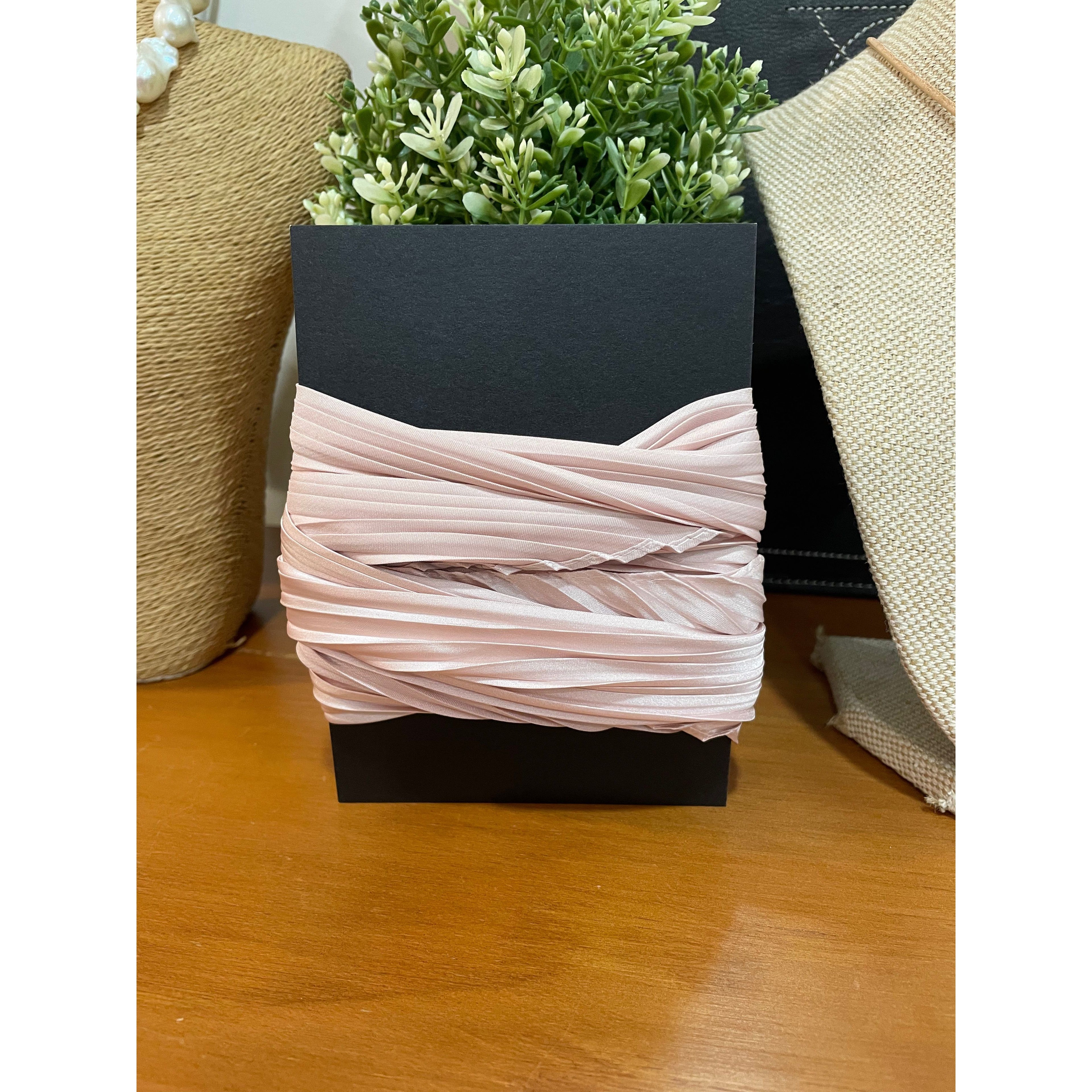 Pleated Silk Twilly Neck Ties