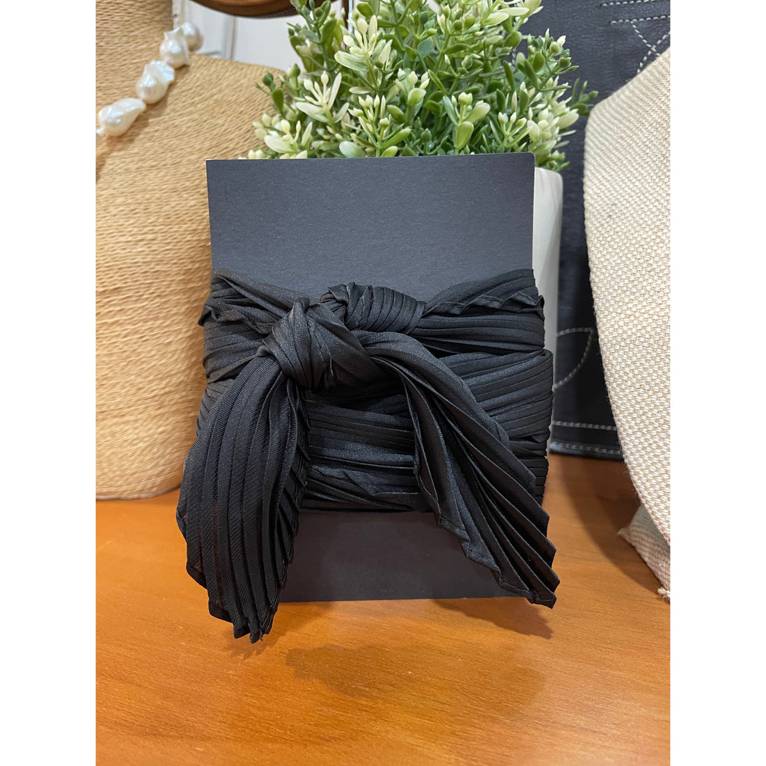 Pleated Silk Twilly Neck Ties