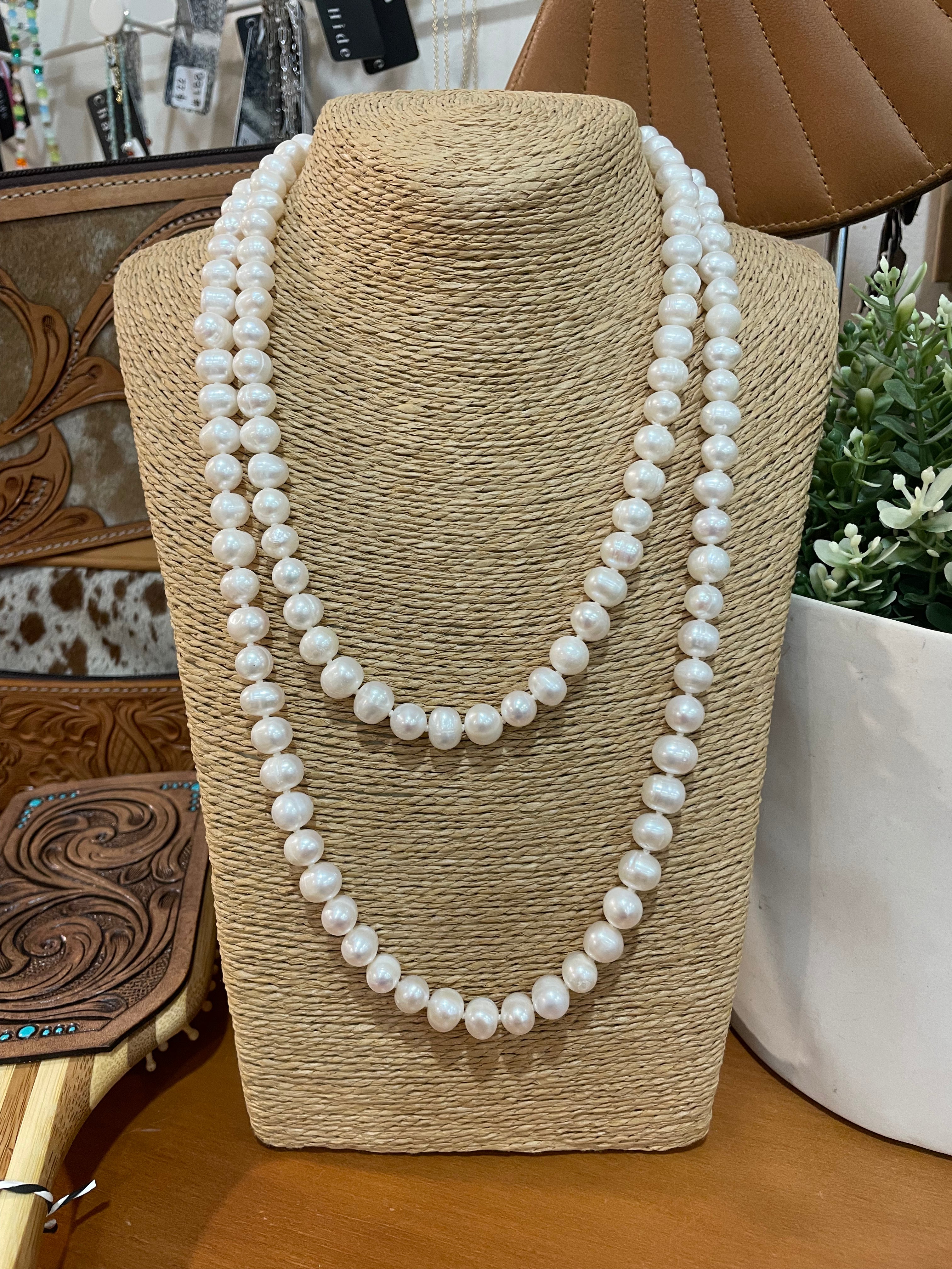 47” Freshwater Potato Pearl Necklace