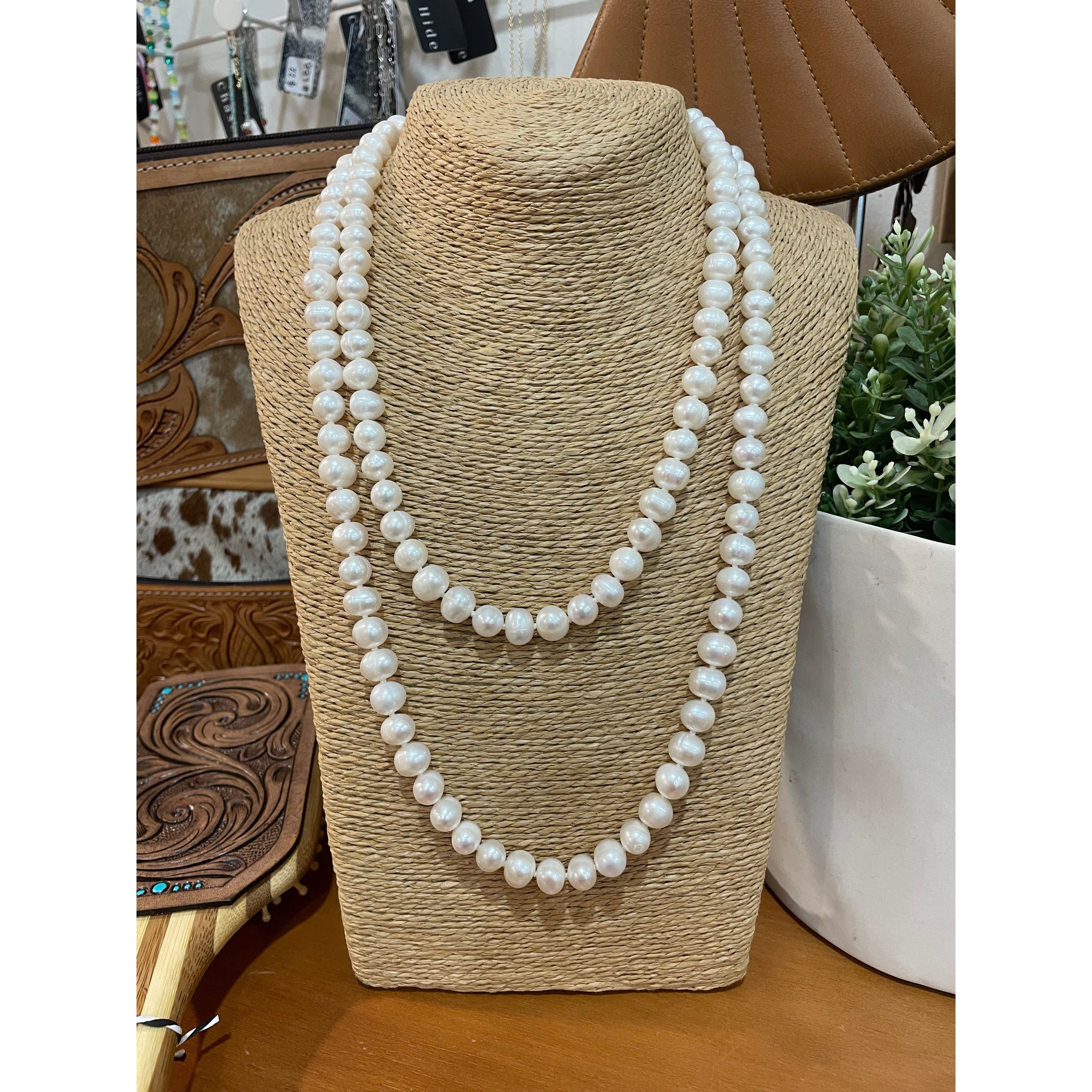 47” Freshwater Potato Pearl Necklace