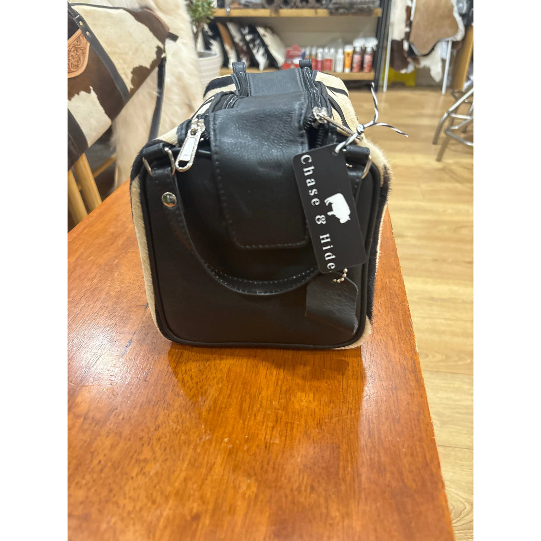 Zebra Hide Toiletry Bag