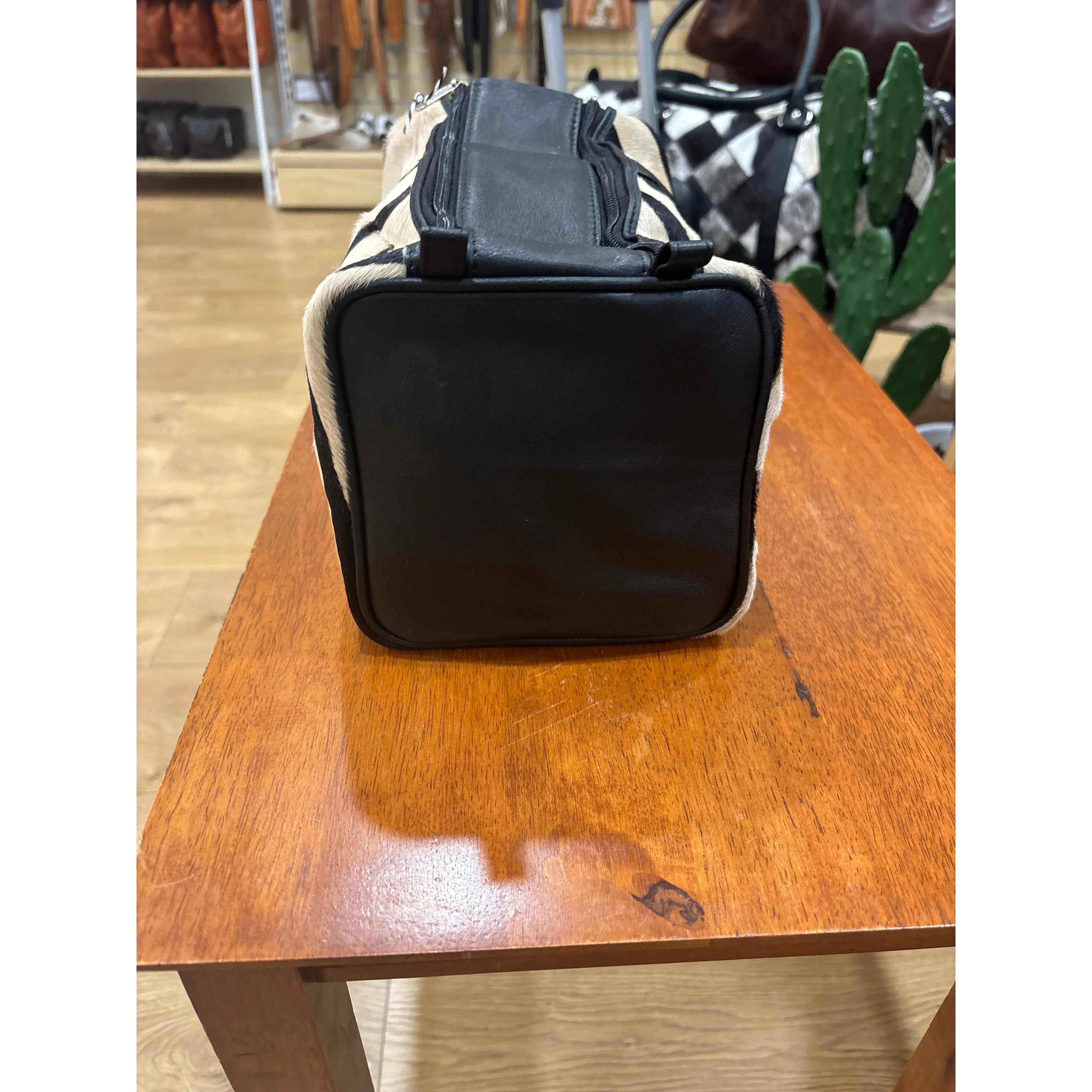 Zebra Hide Toiletry Bag