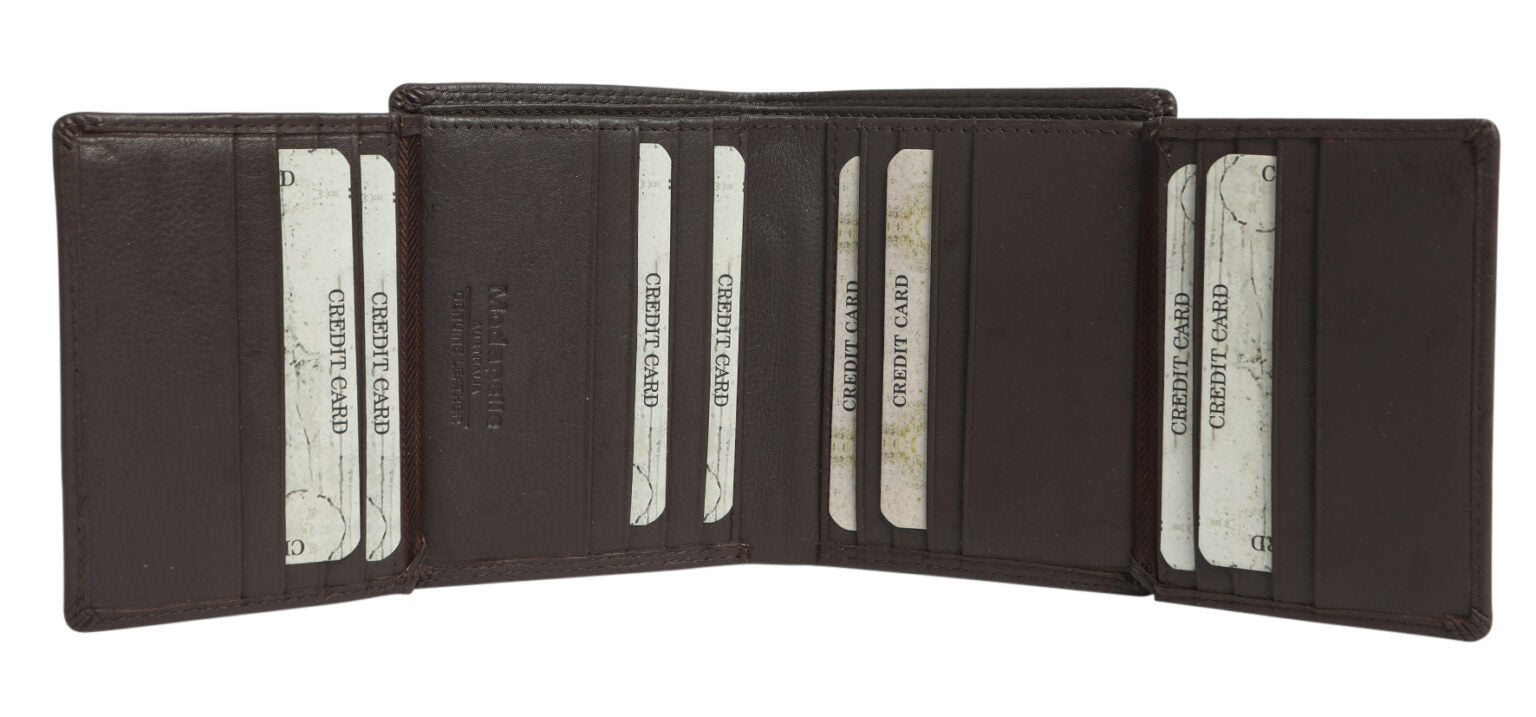 Nappa Brown Leather Wallet