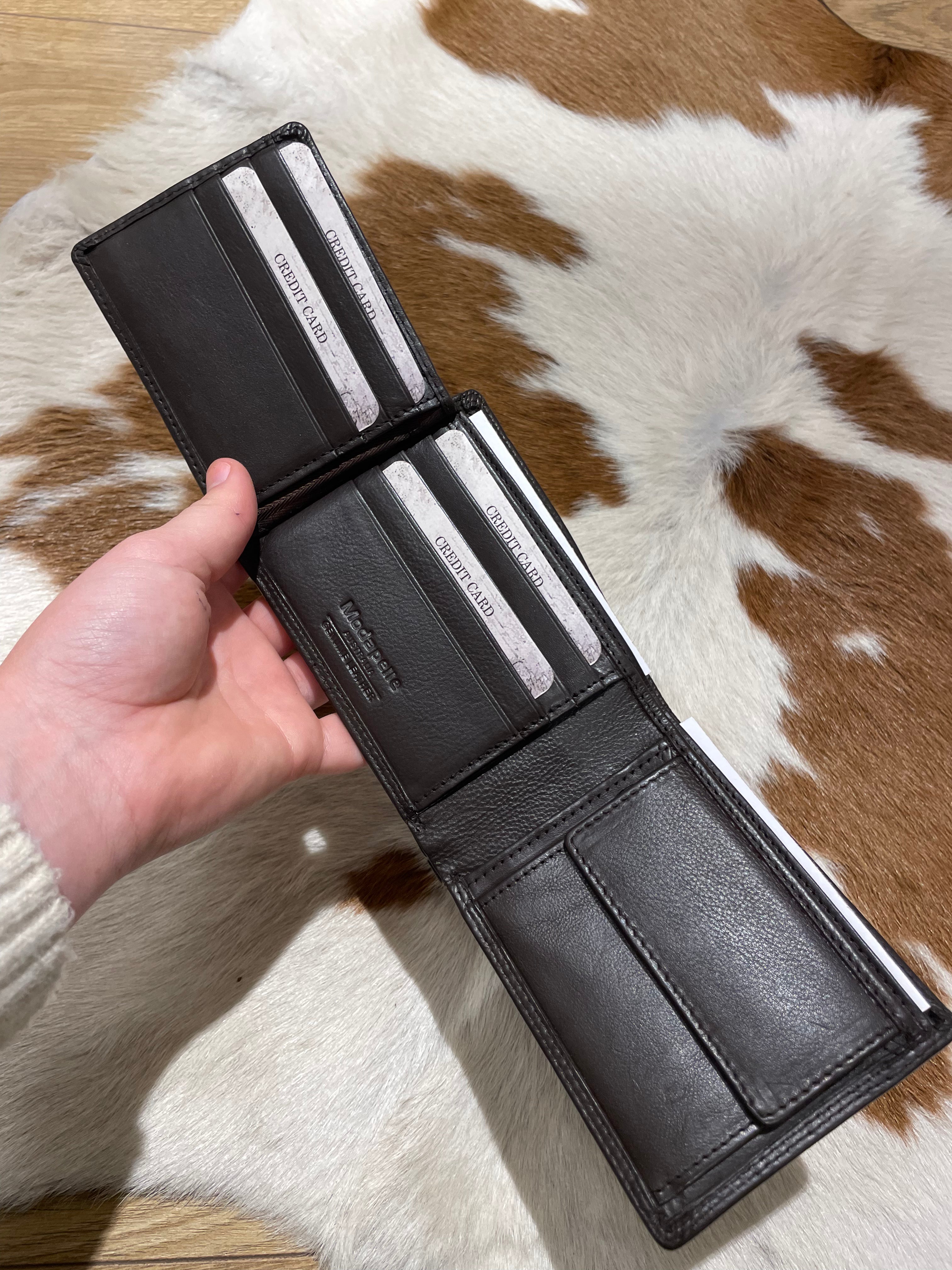 RFID Protected Soft Leather Wallet