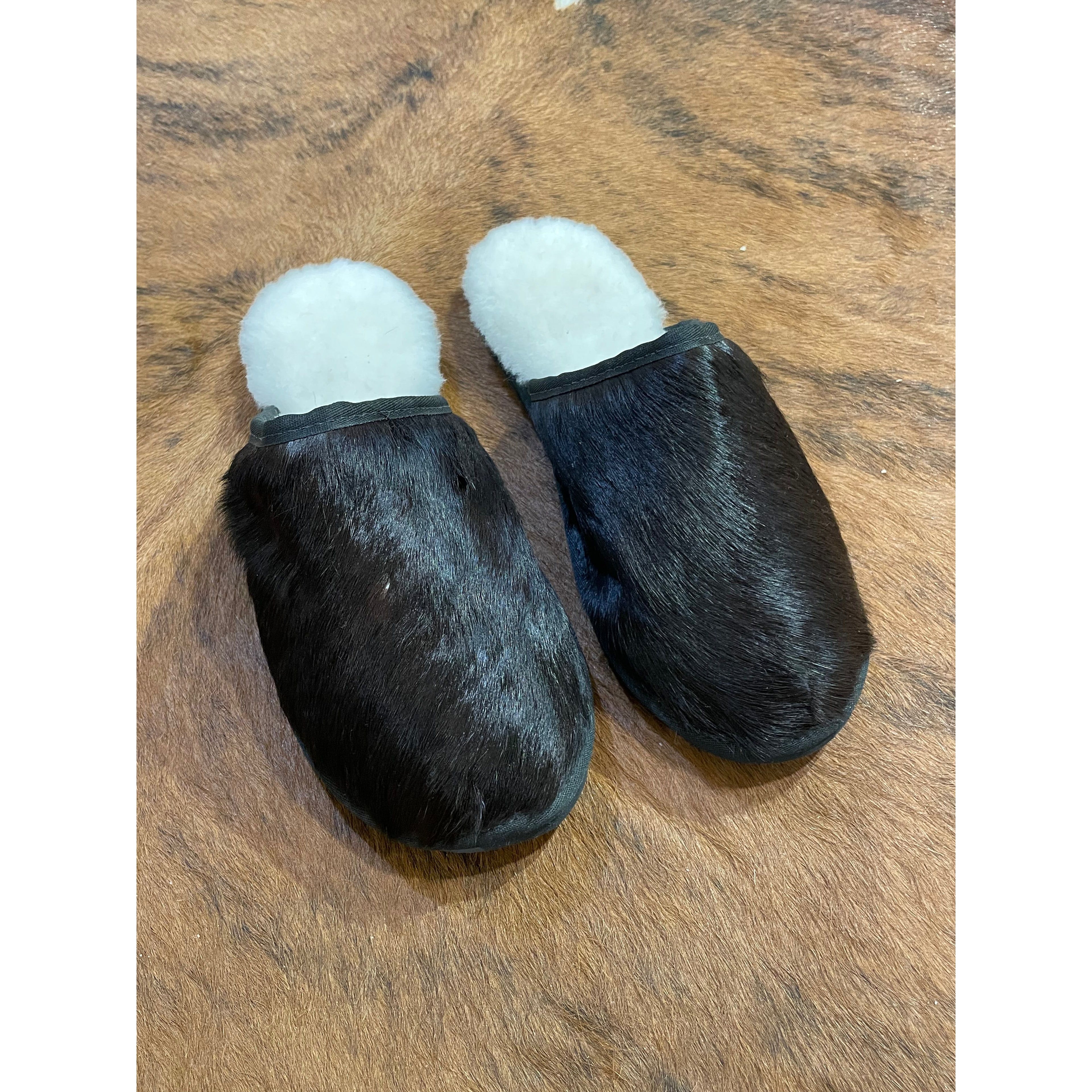 Cowhide Slippers