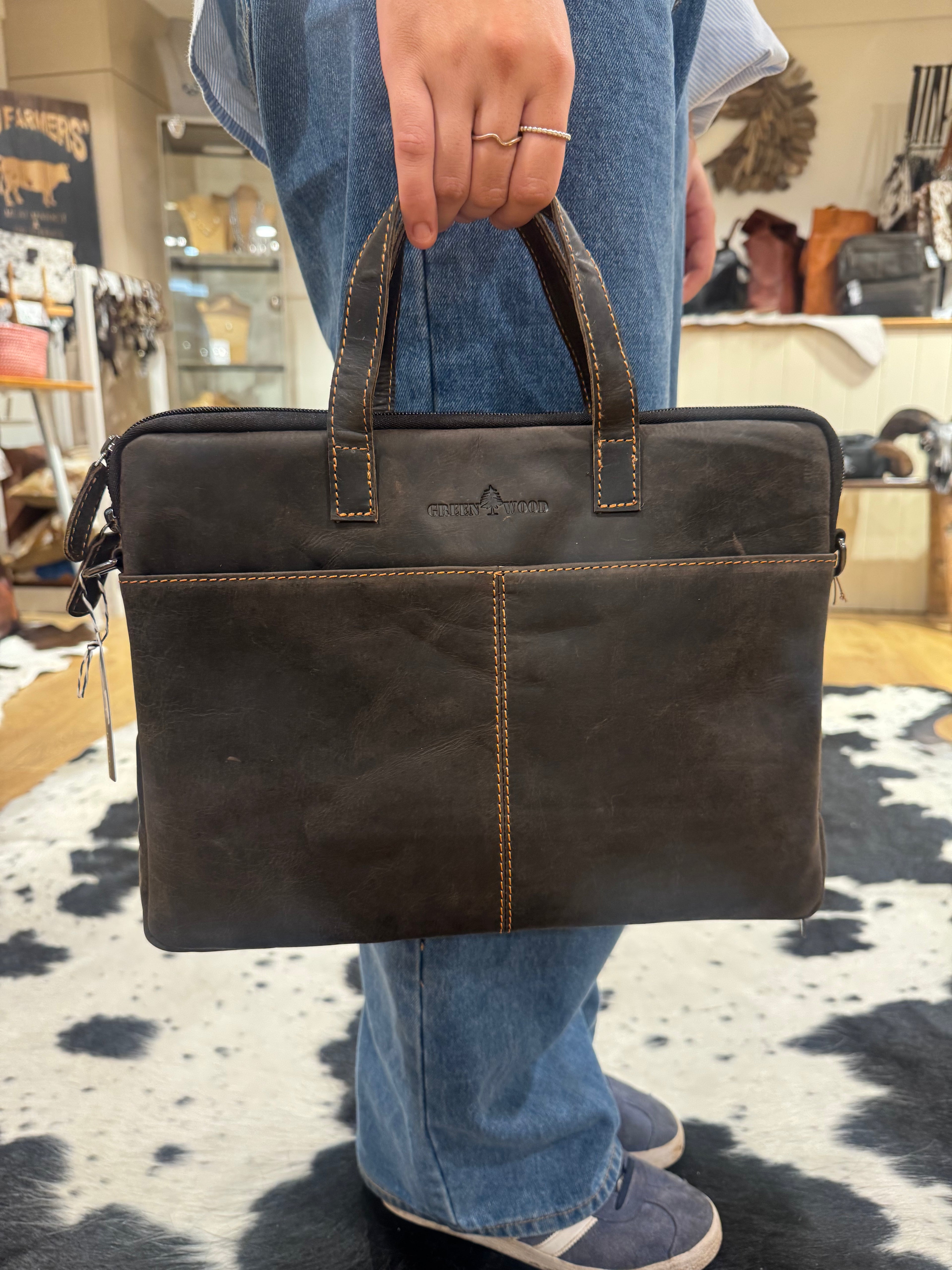 Leather Laptop Bag LP - 05