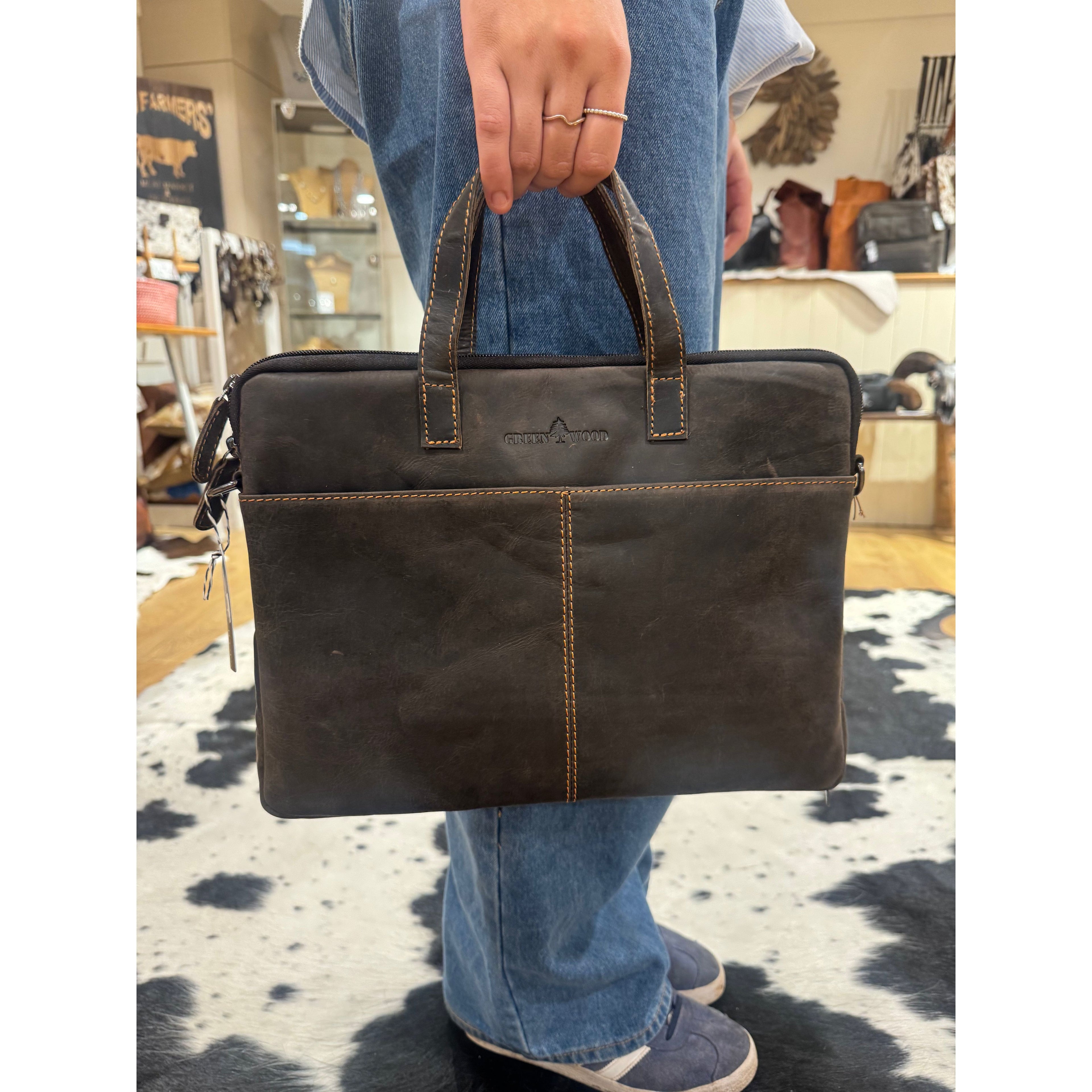 Leather Laptop Bag LP05