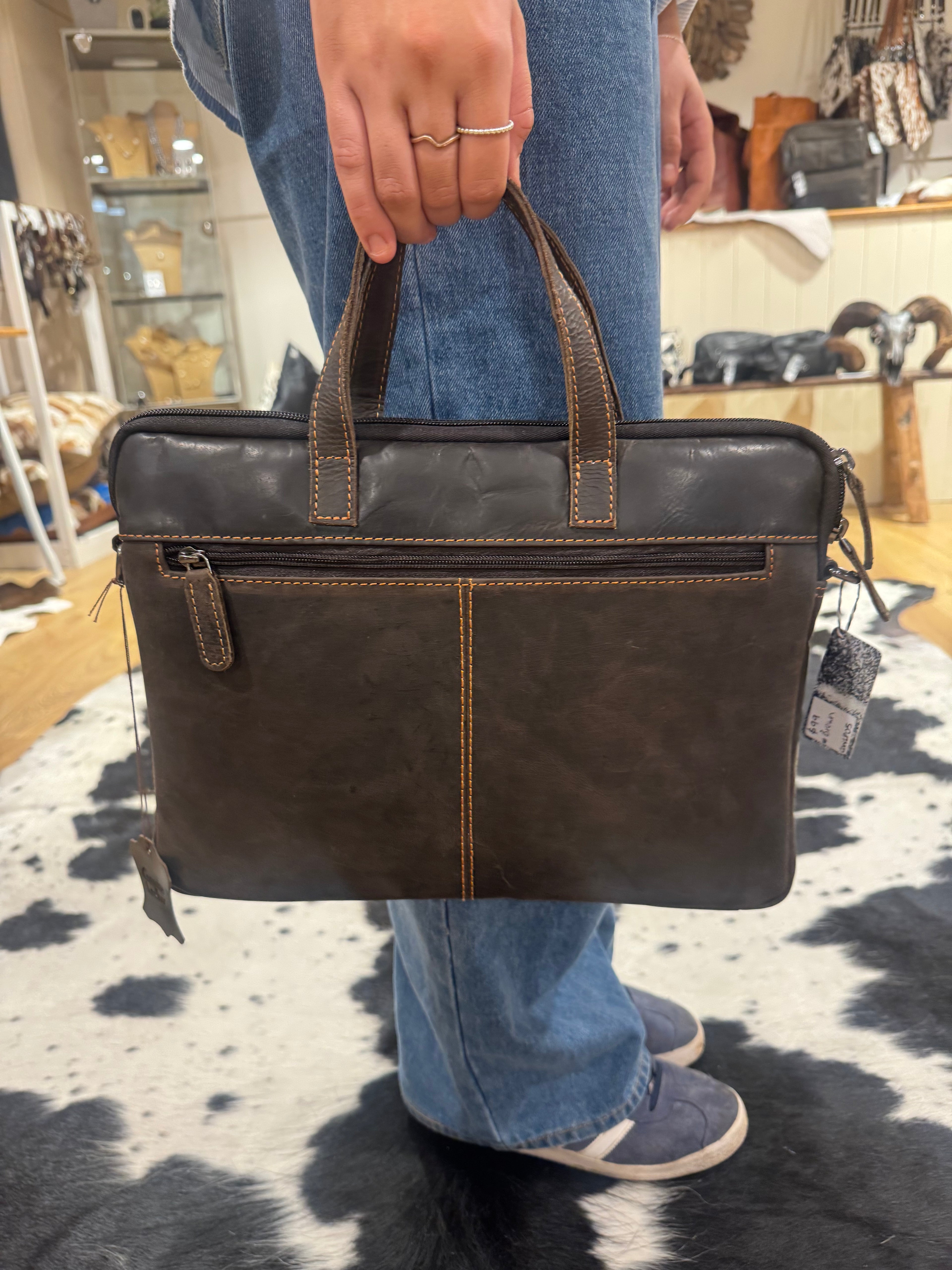 Leather Laptop Bag LP - 05