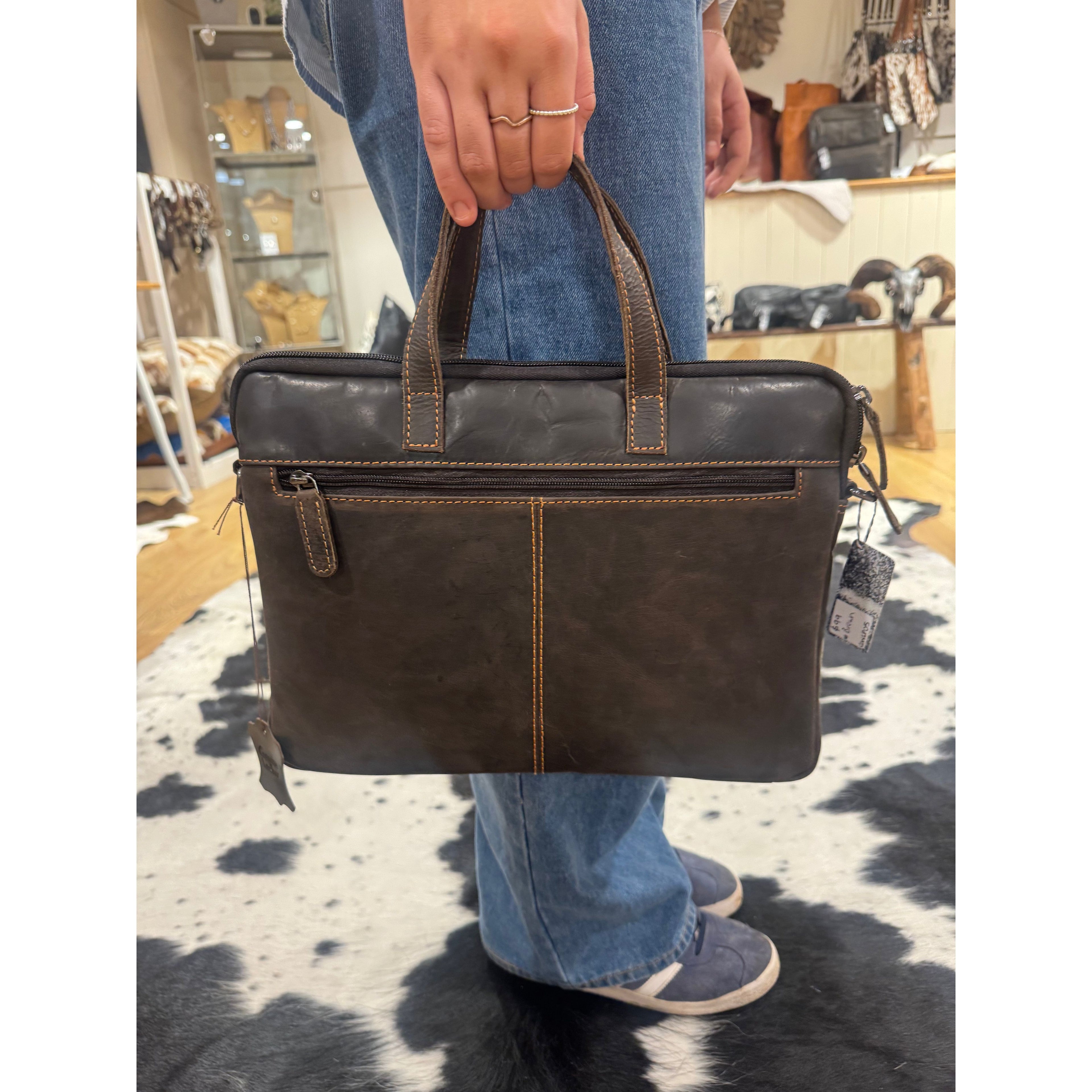 Leather Laptop Bag LP05
