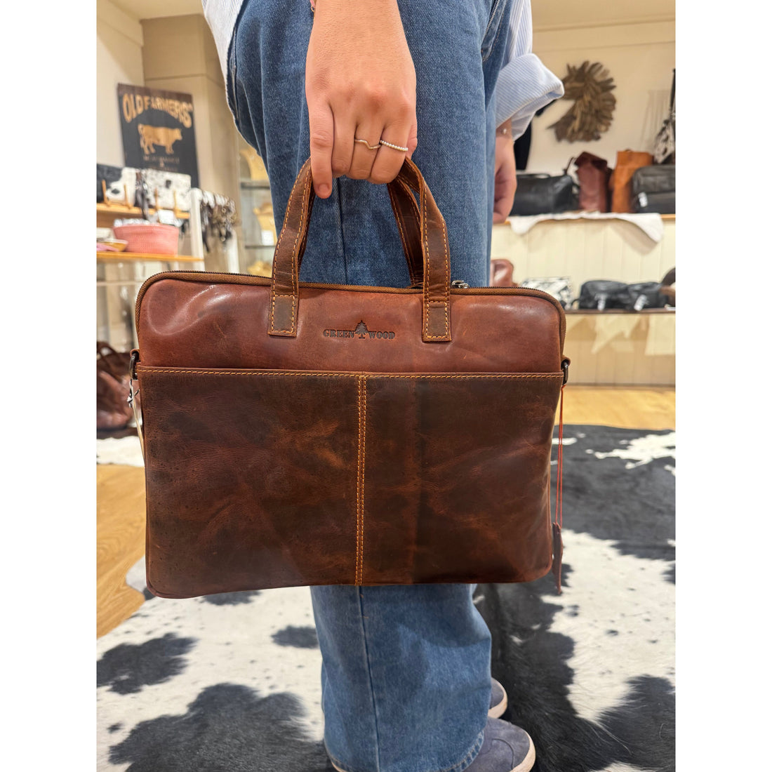 Leather Laptop Bag LP05