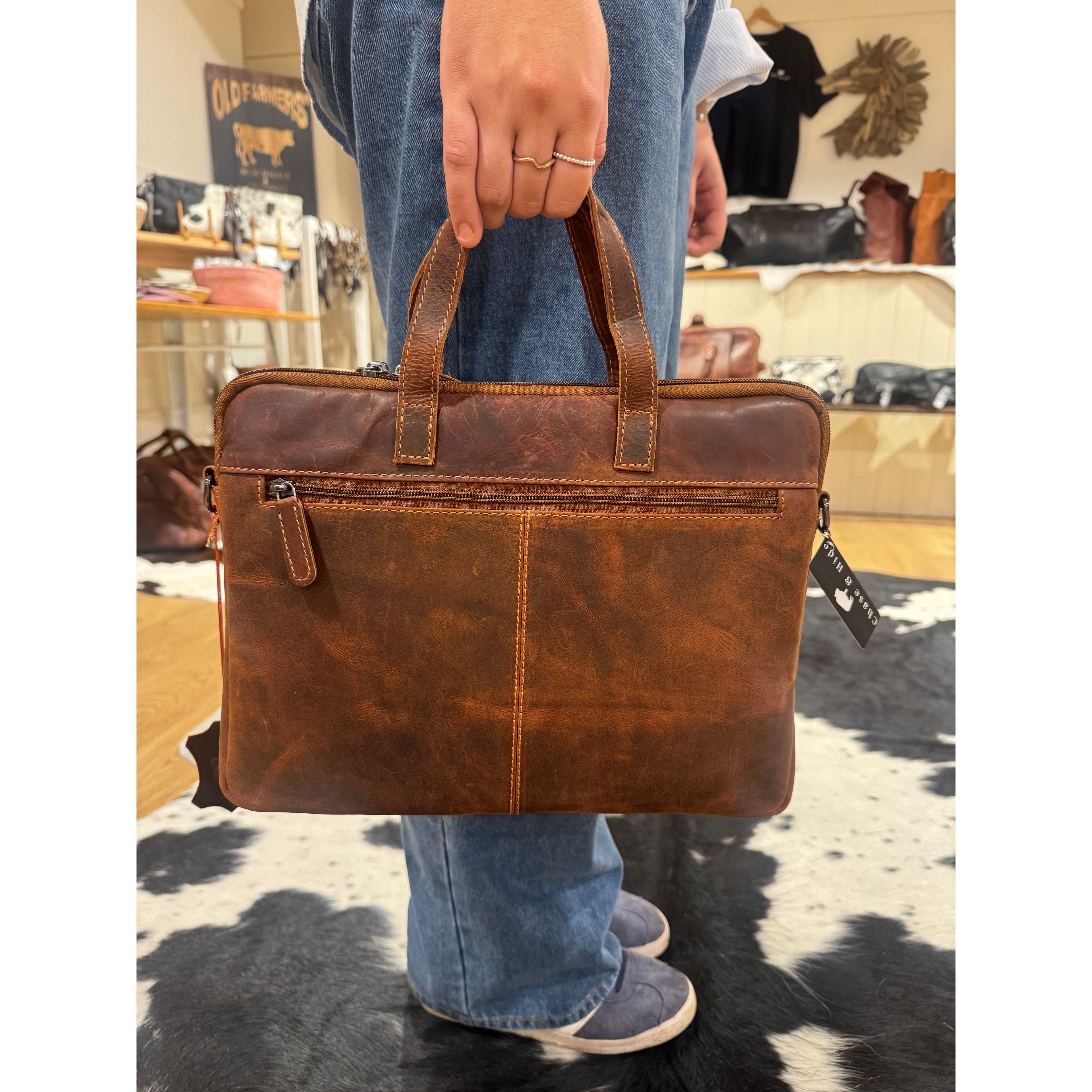 Leather Laptop Bag LP05