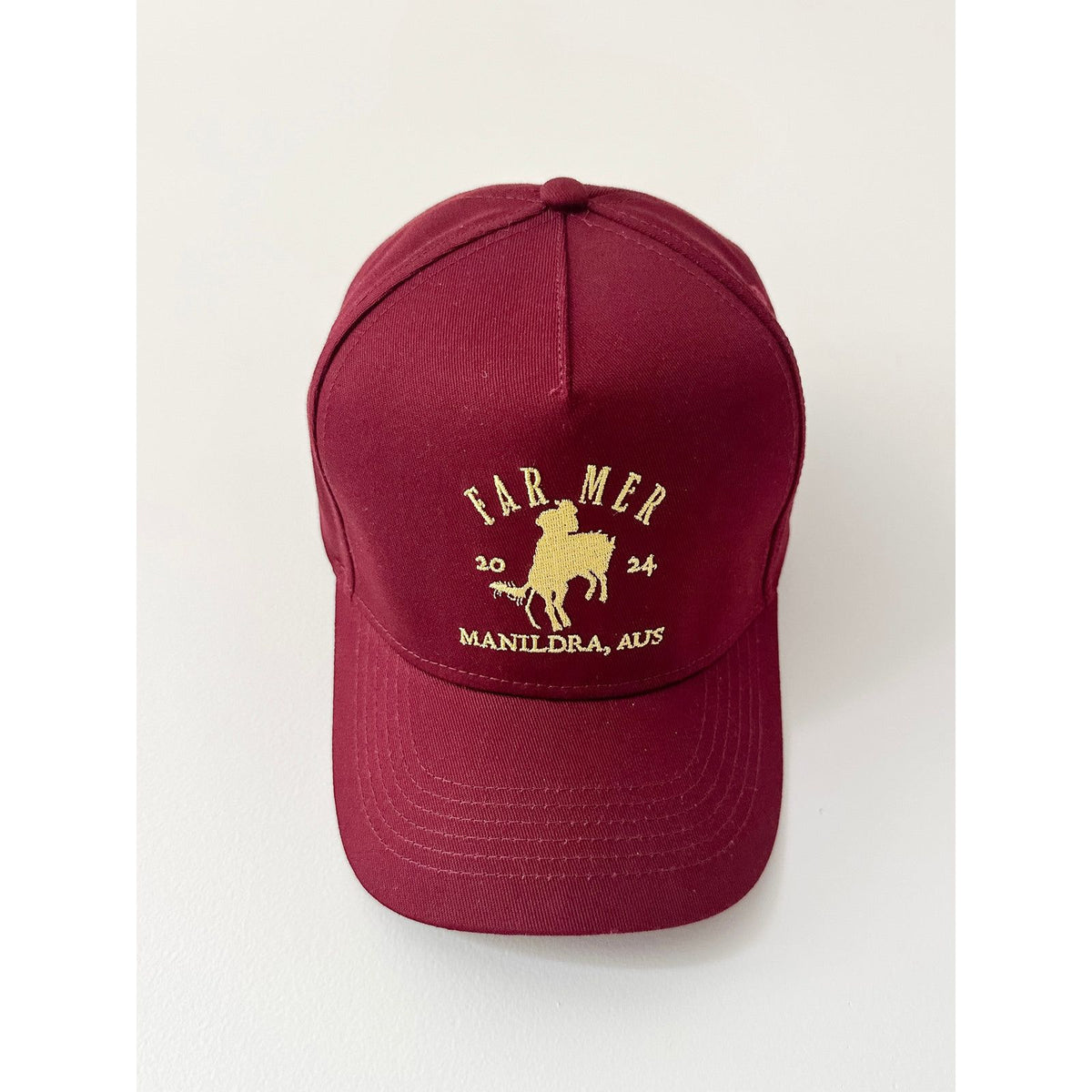 FAR MER Branded Cap - Maroon
