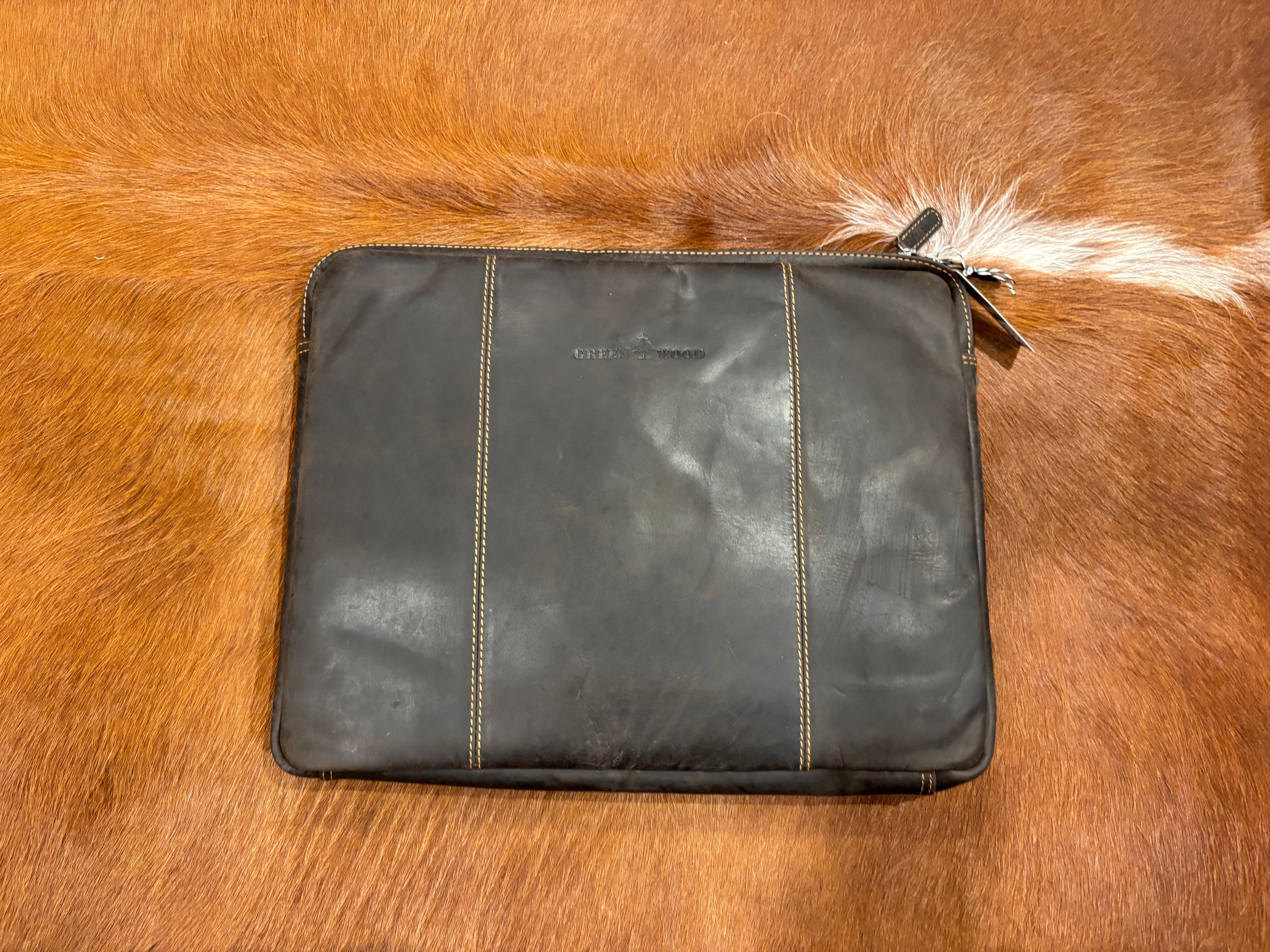 Leather Laptop Case LP - 02 Brown