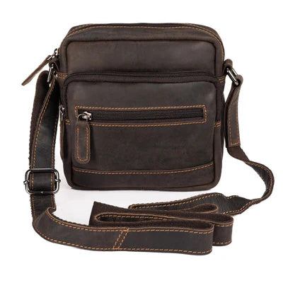 Leather Shoulder Bag - 355012