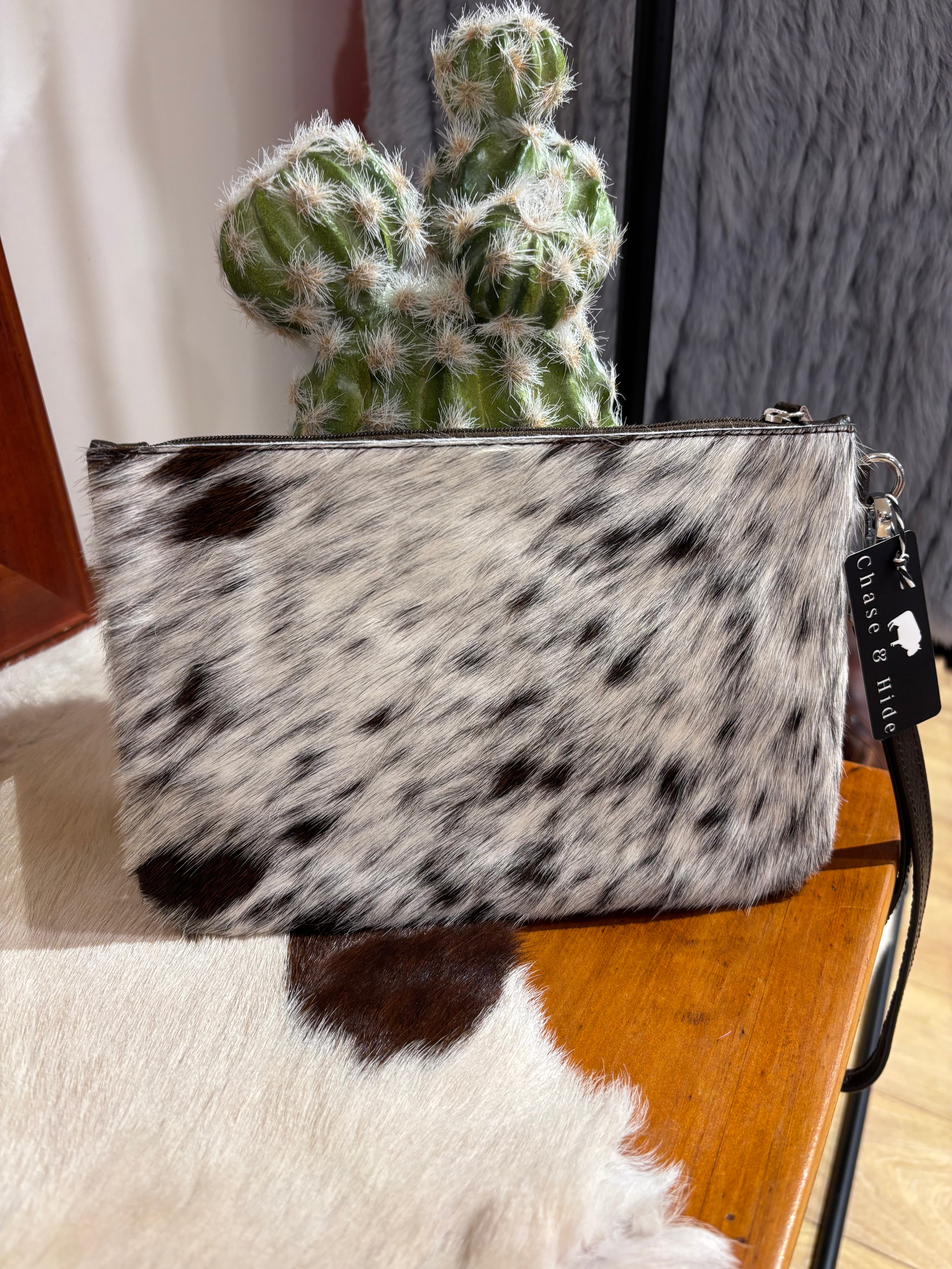 Large Hide Clutch