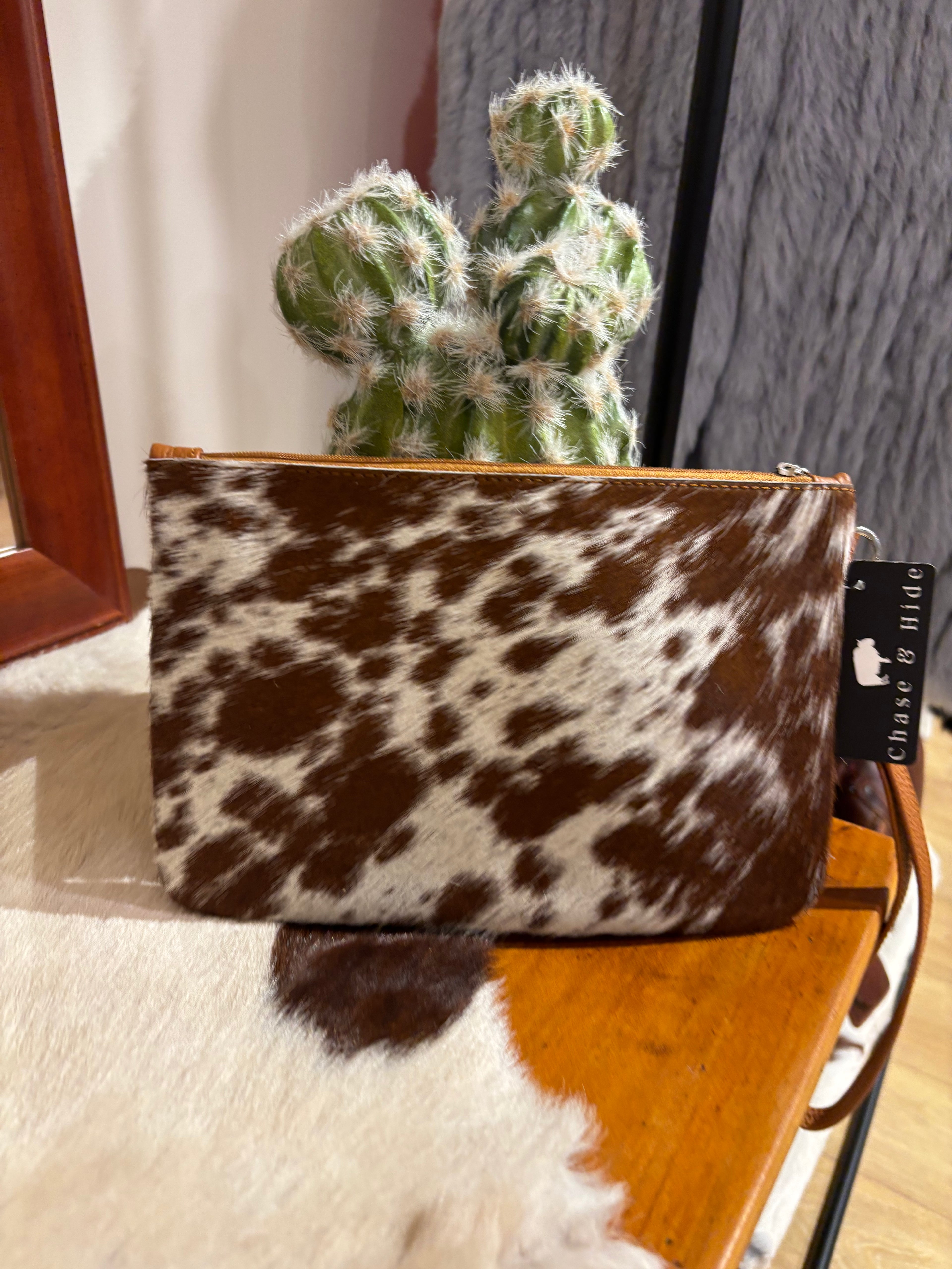 Large Hide Clutch