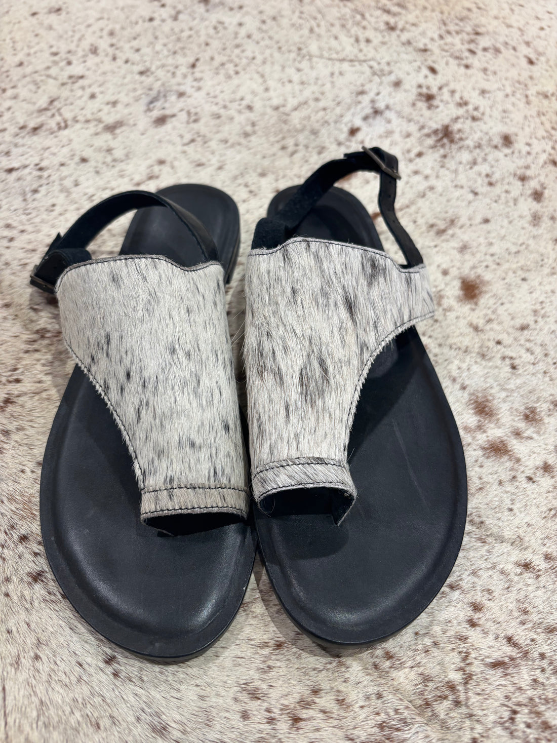 Toe Flat Sandals Size 42