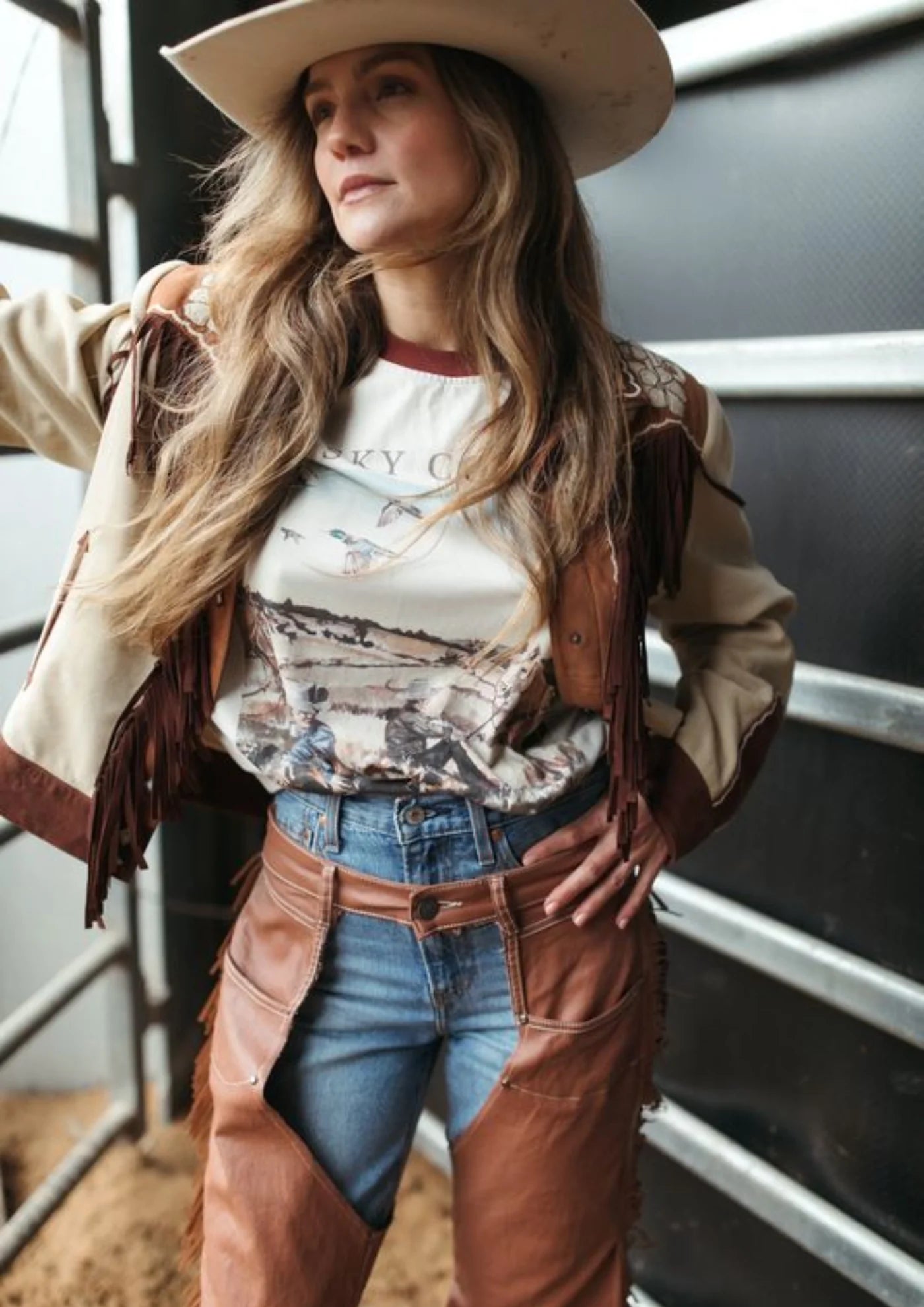 Cowboy Camp Crew Tee Farmer By Whitney