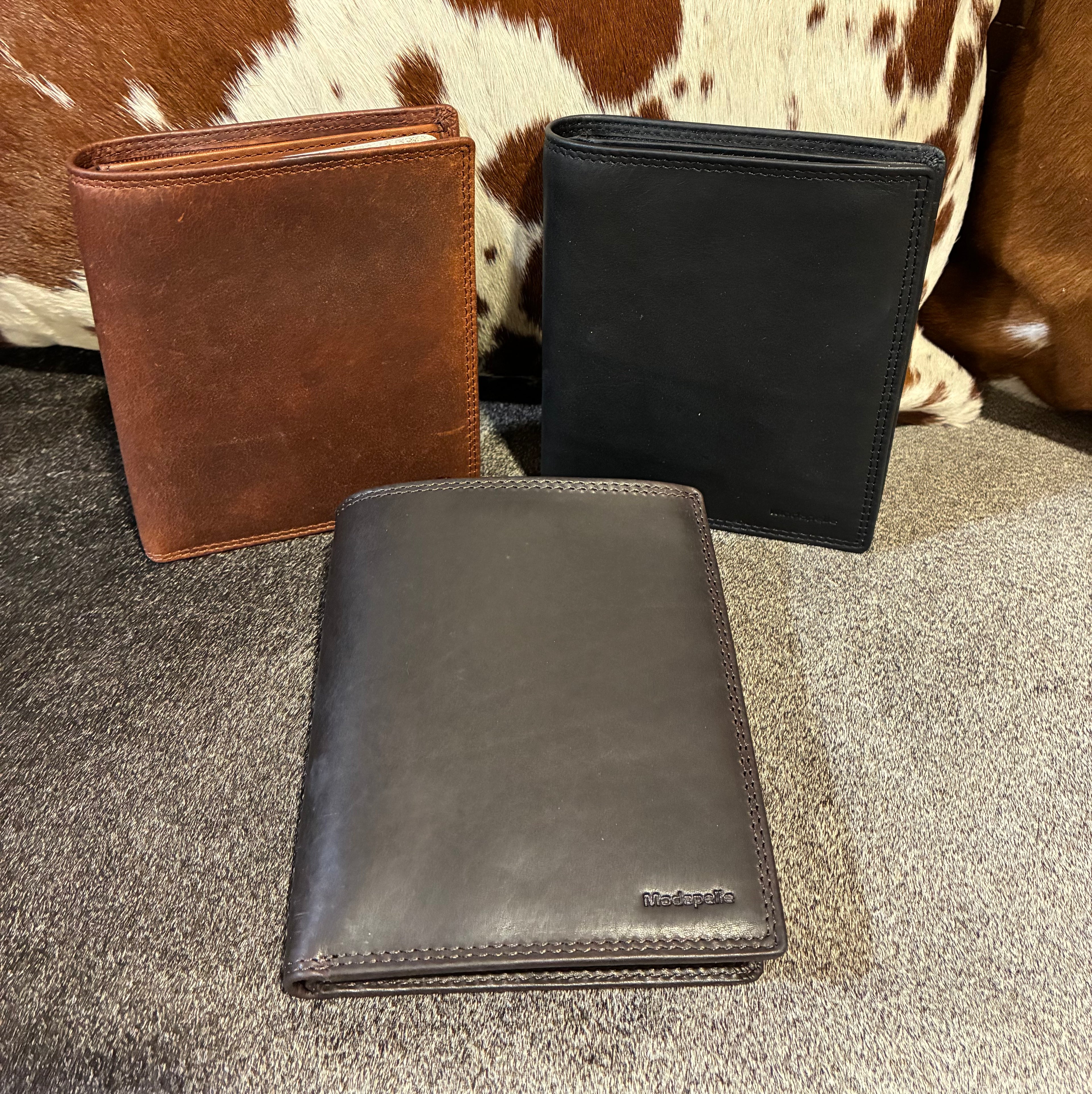 Vintage Mens Leather Coat Wallet