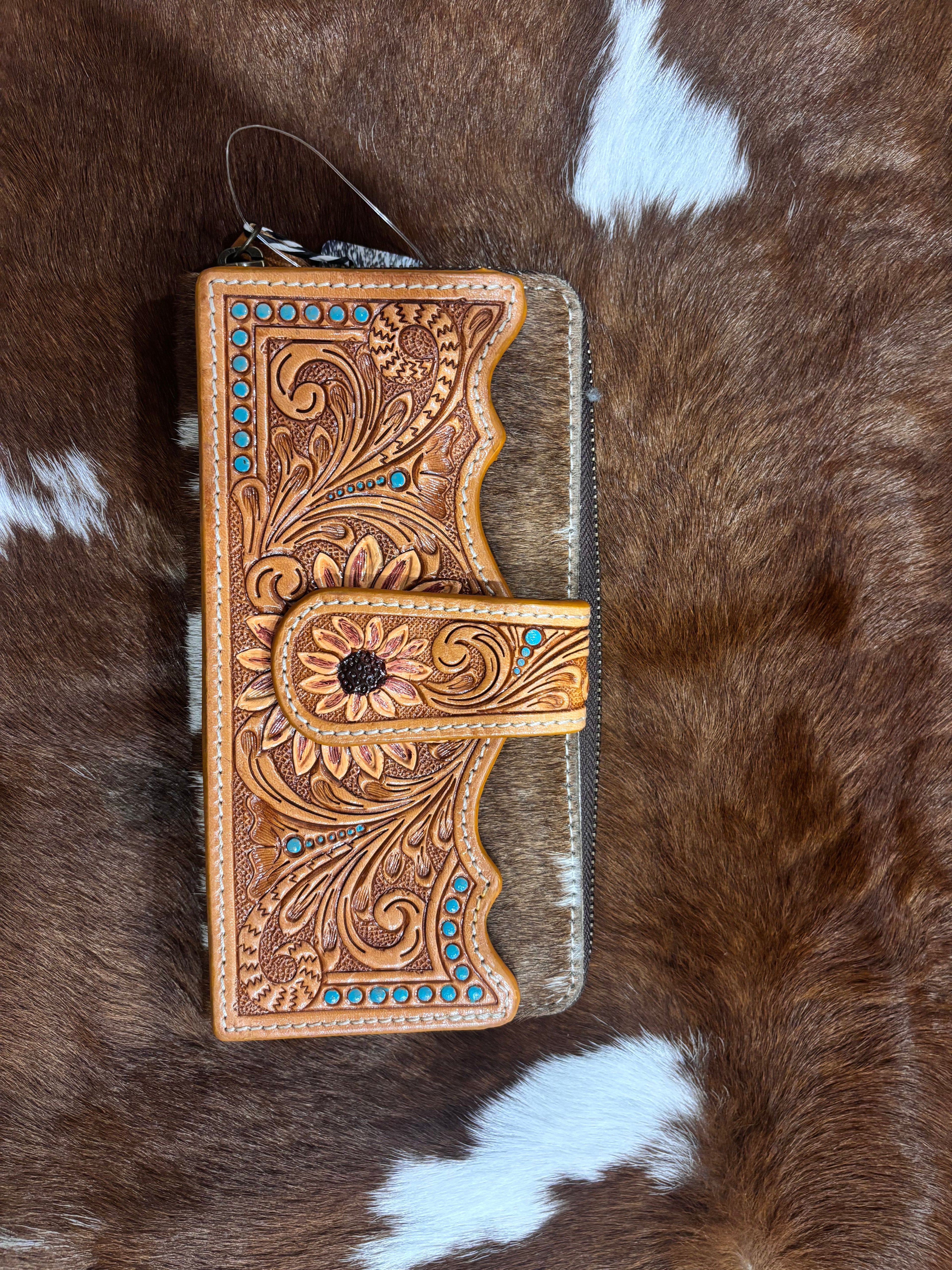 Sunflower Tooling Wallet -