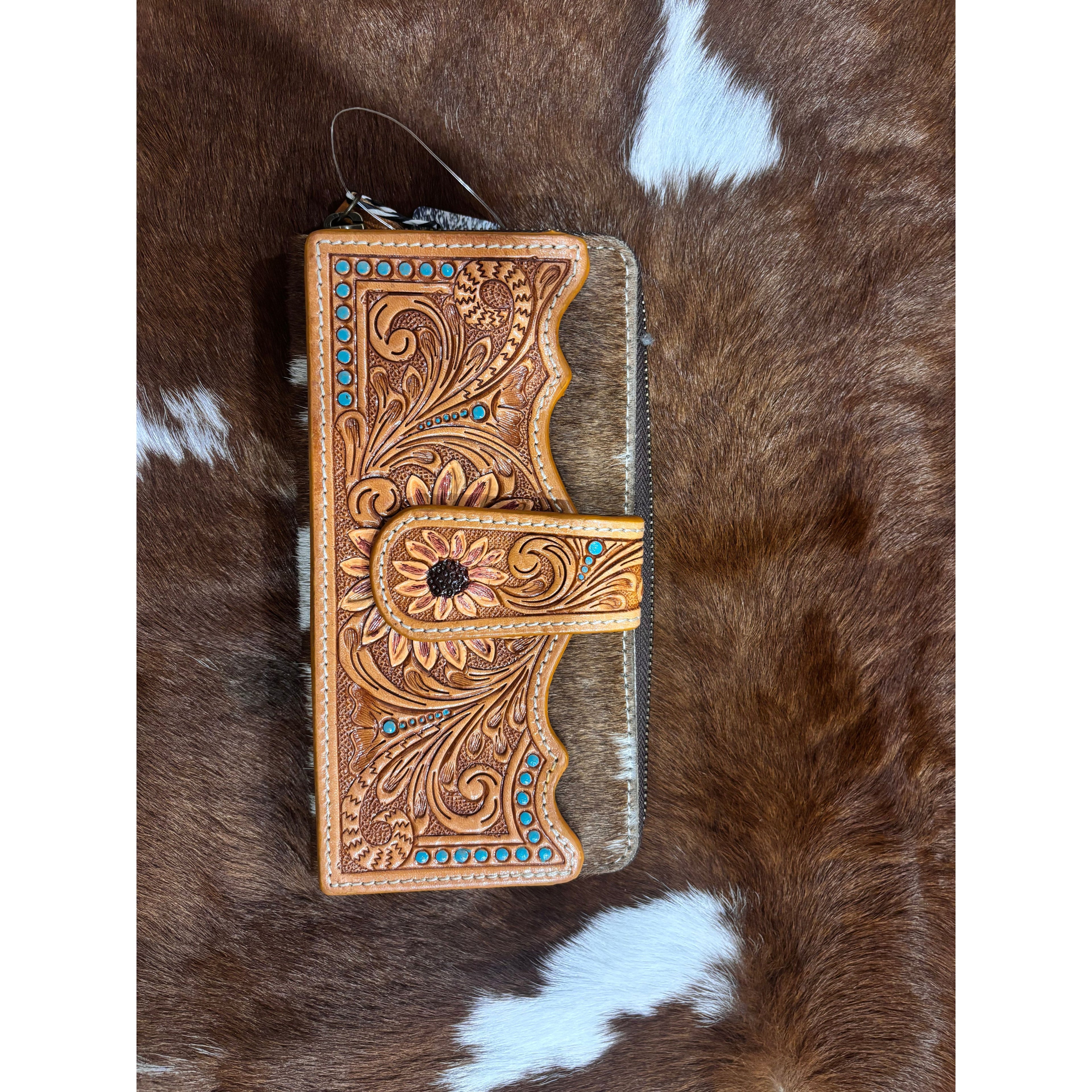 Sunflower Tooling Wallet -