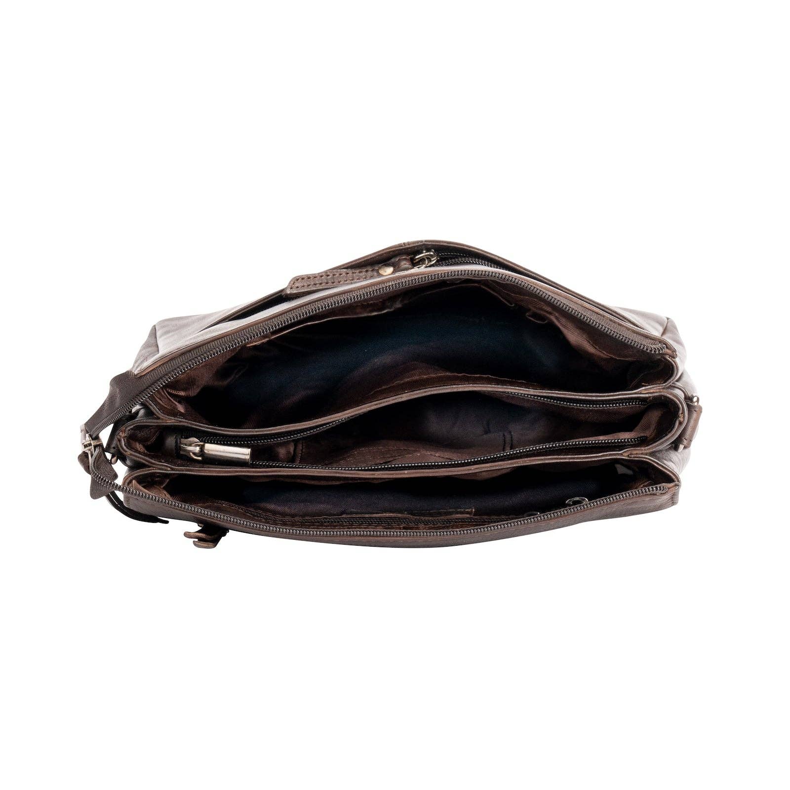 Leather Shoulder Bag June Brown GW6838BRN