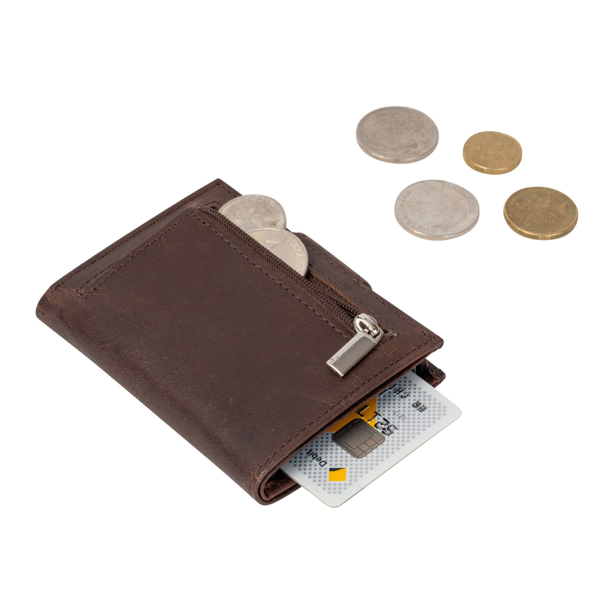 Greenwood Leather Mercer Pop Up Wallet