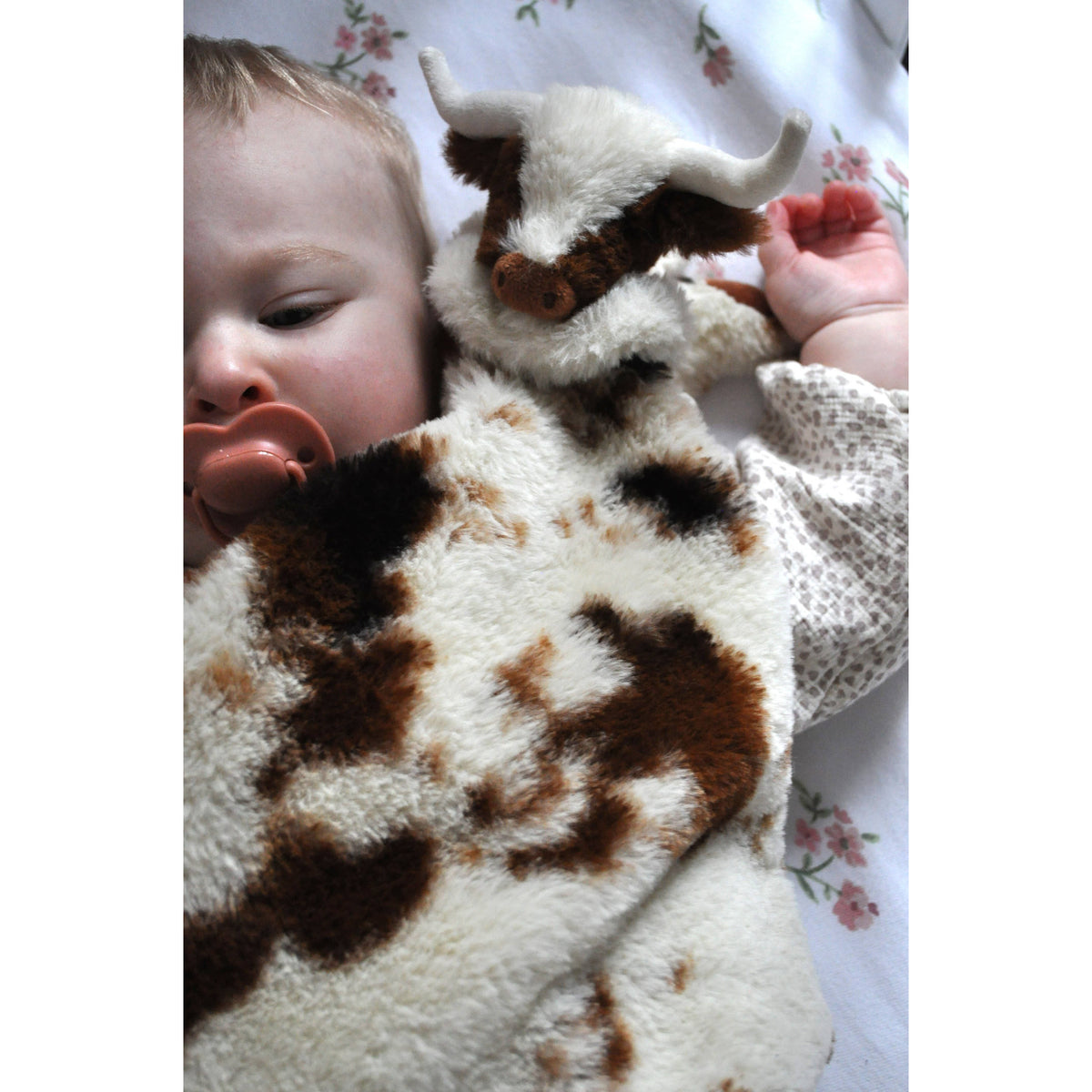 Texas Longhorn Highland Cow Soft Toy Soother Comforter 29cm