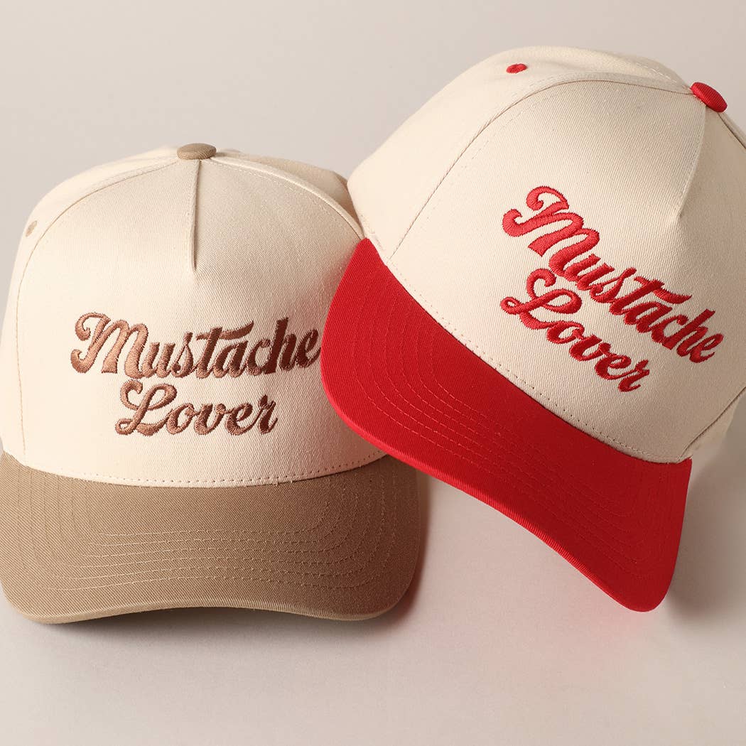 Mustache Lover Two Tone Trucker Hat