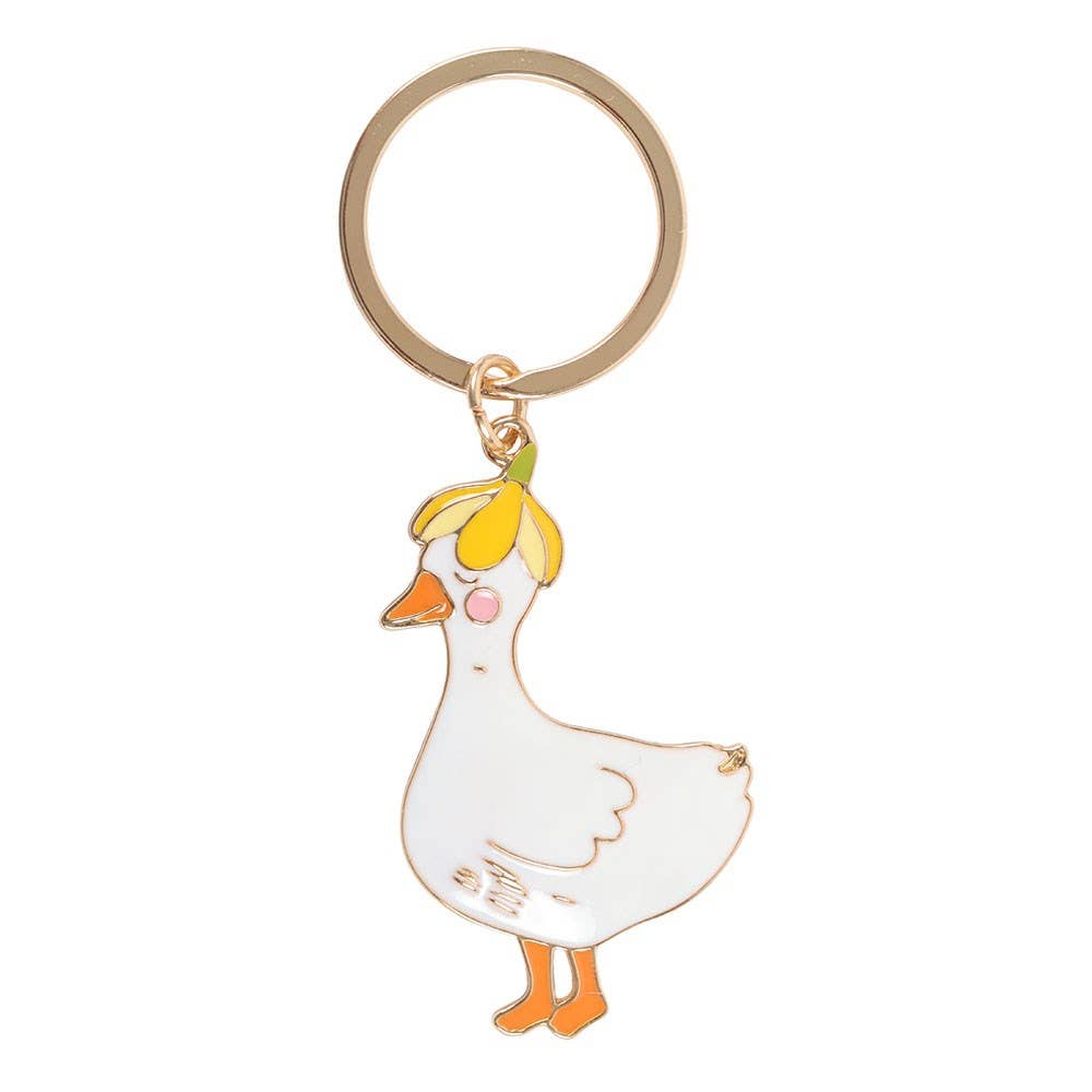 Waddle on Duck keyring