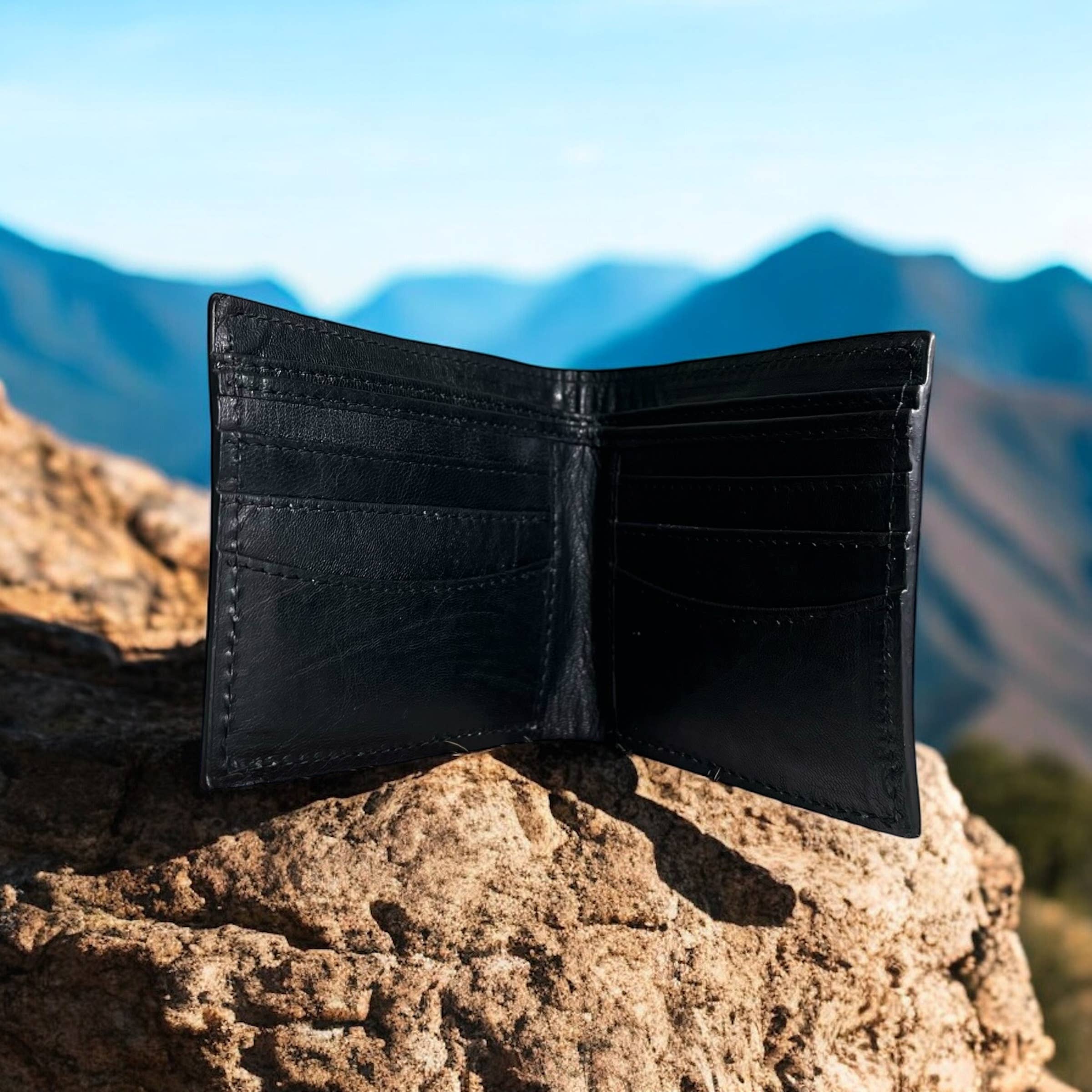 Oklahoma tooled leather men’s wallet