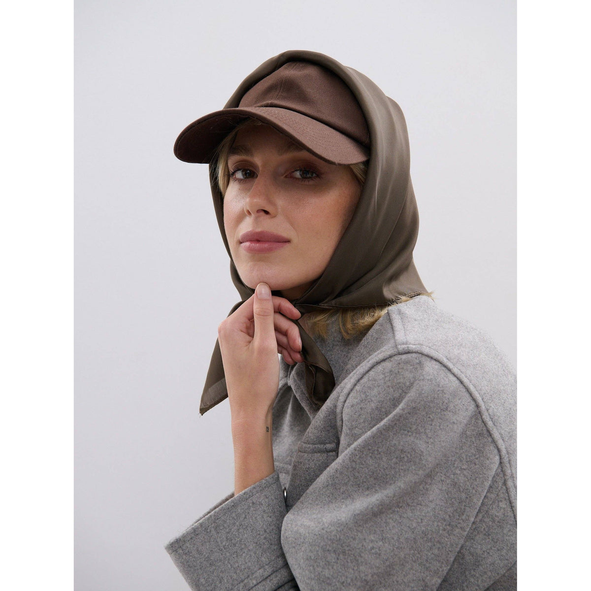 Mocha Plain Bandana