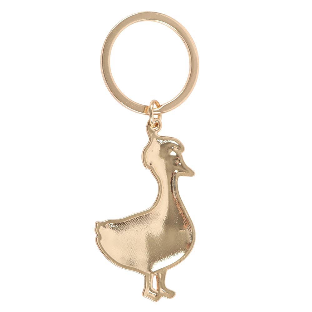 Waddle on Duck keyring