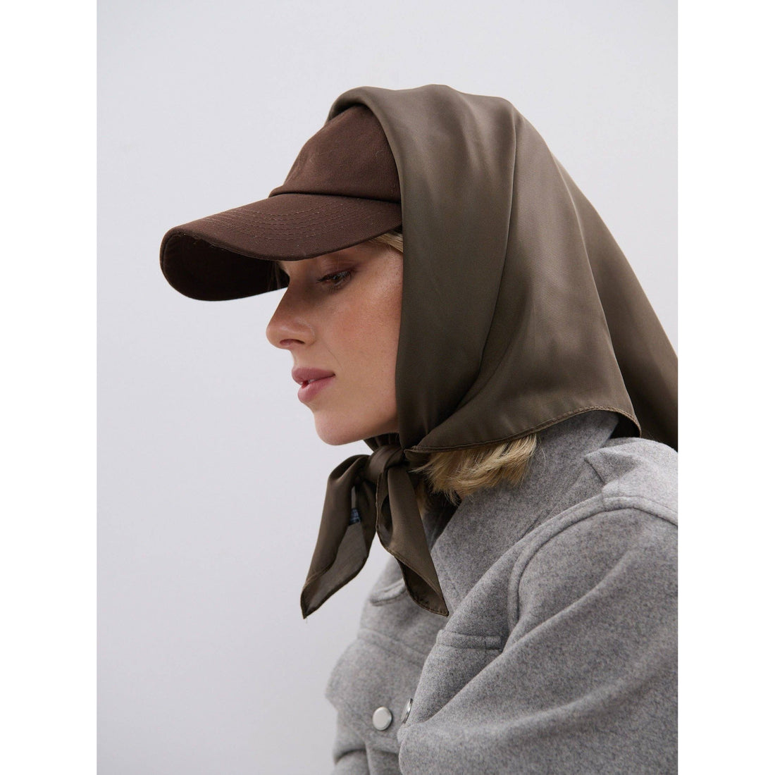 Mocha Plain Bandana