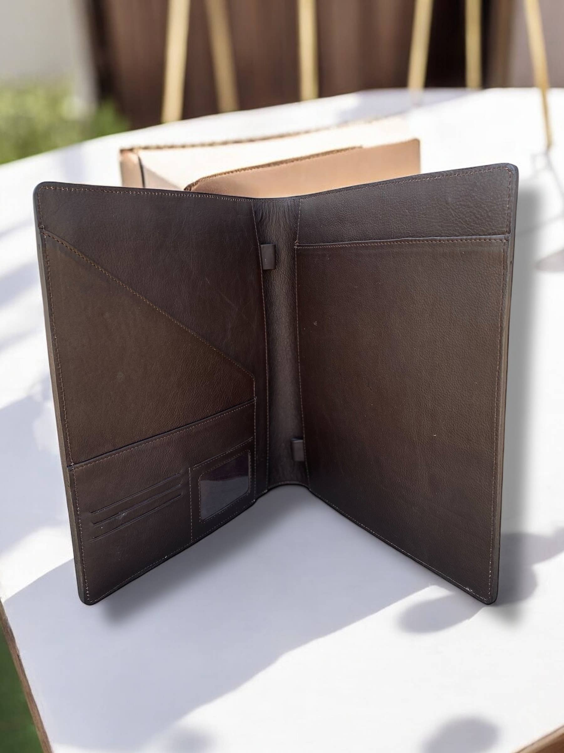 All Tooled Leather Bear Planner