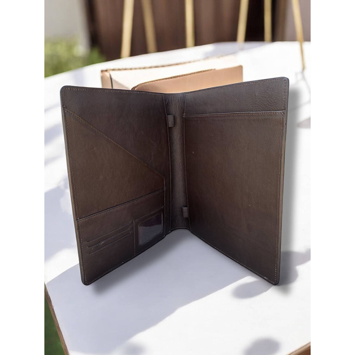 All Tooled Leather Bear Planner