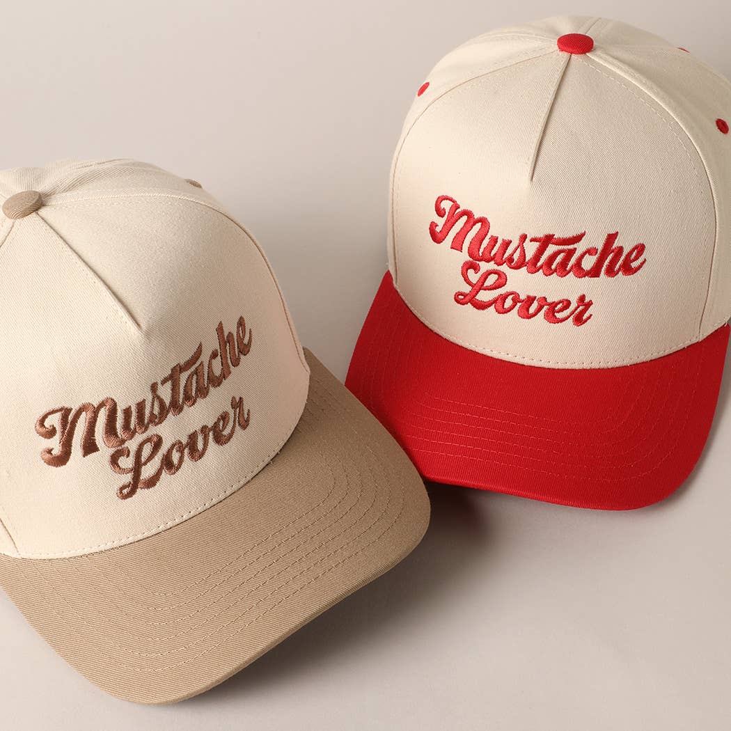 Mustache Lover Two Tone Trucker Hat