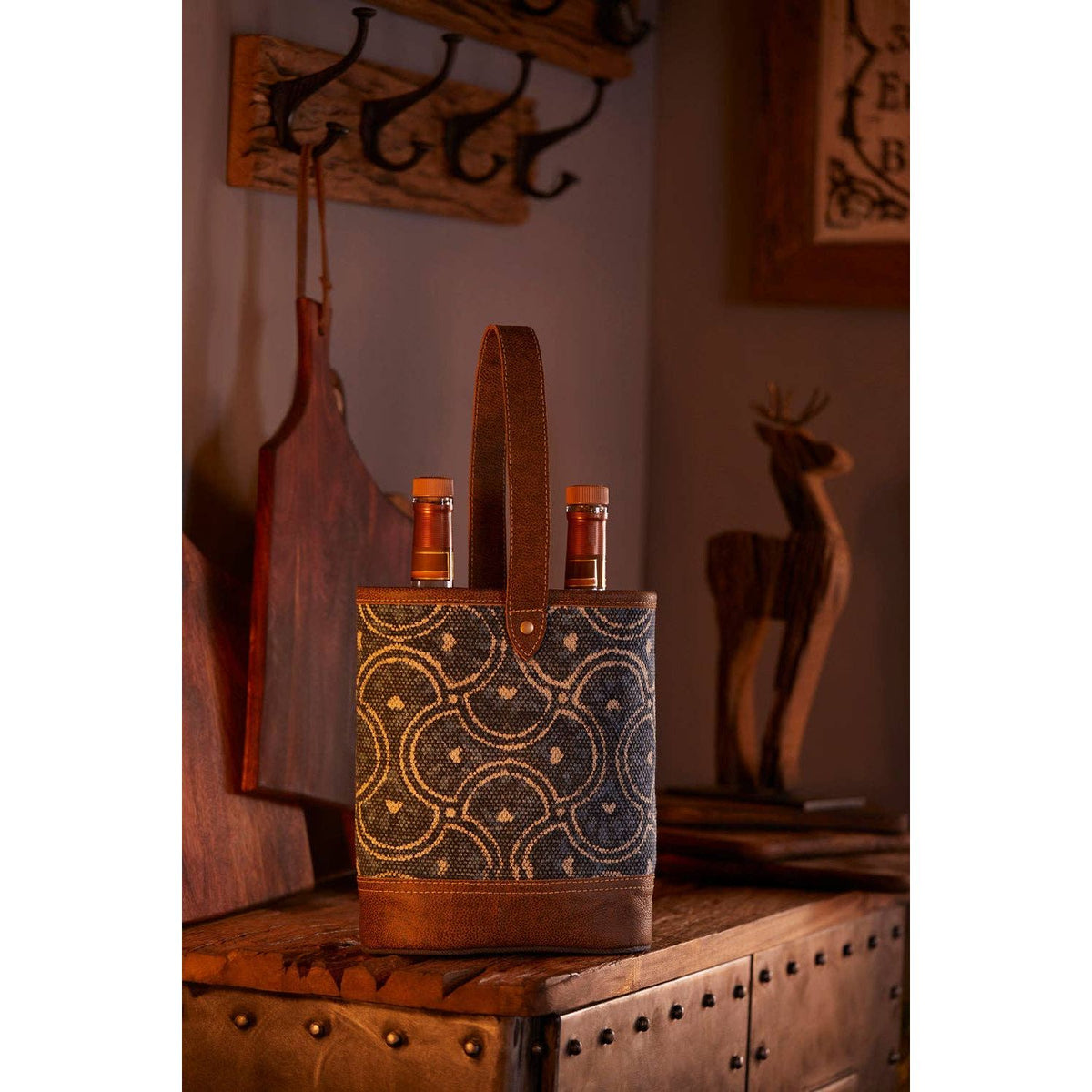 Cool Blue Wine Bag