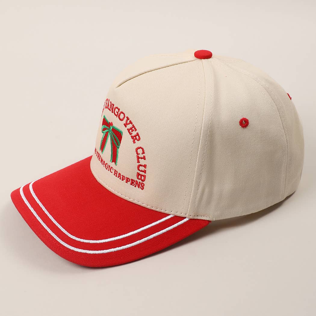 HOLIDAY HANGOVER CLUB Double Stitch Trucker Hat