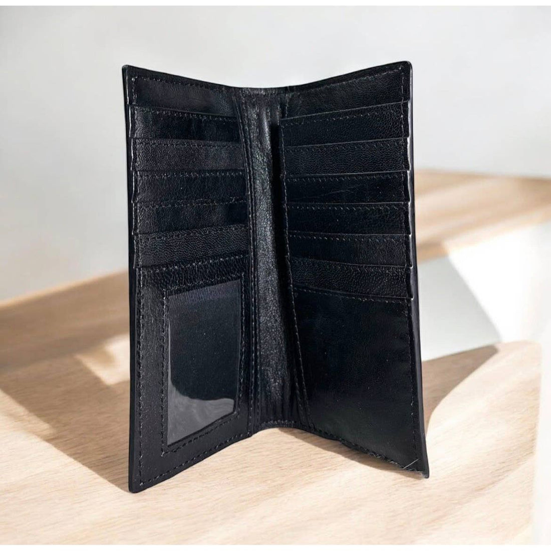 Texas tooled leather men’s wallet