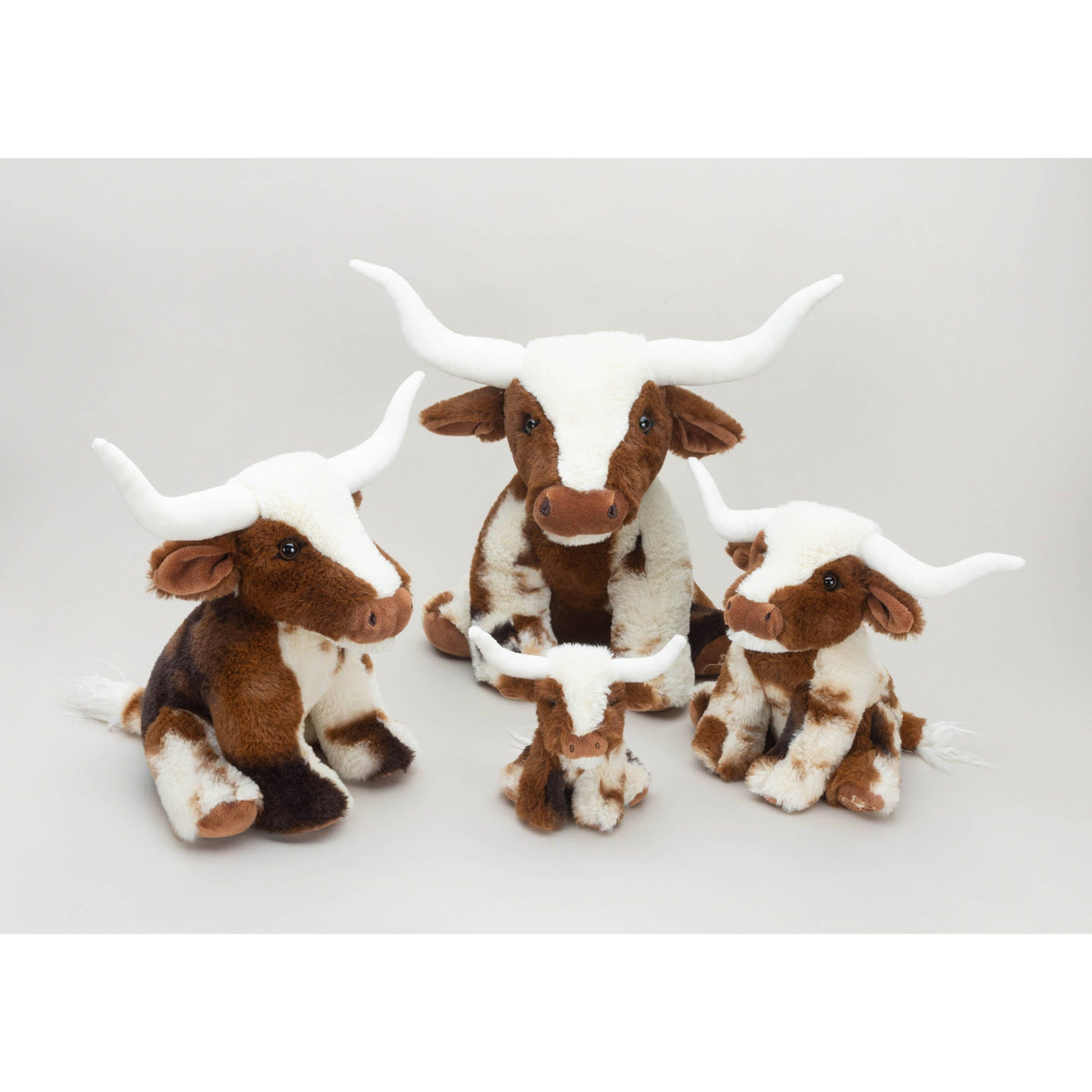 Texas Longhorn Highland Medium Soft Toy Cow - 23cm