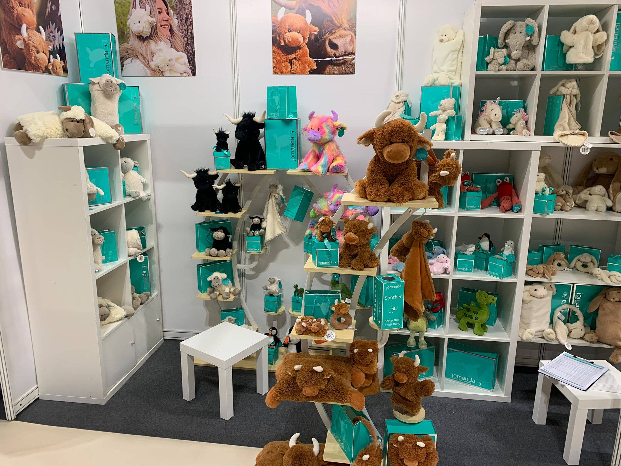 Horny Highland Cow Plush Brown Medium Soft Toy - 23cm