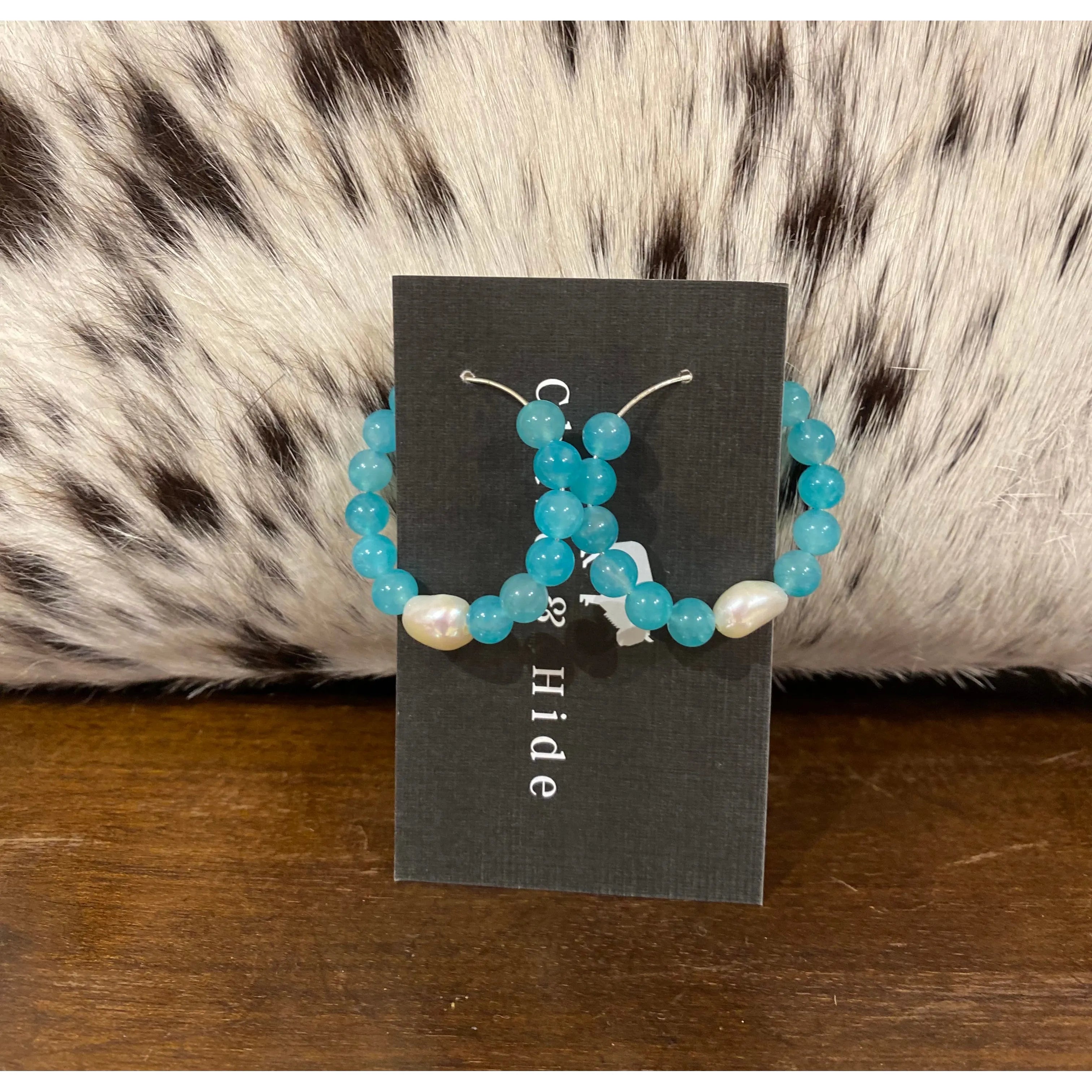 Baroque Freshwater Pearls with Jade Hoops