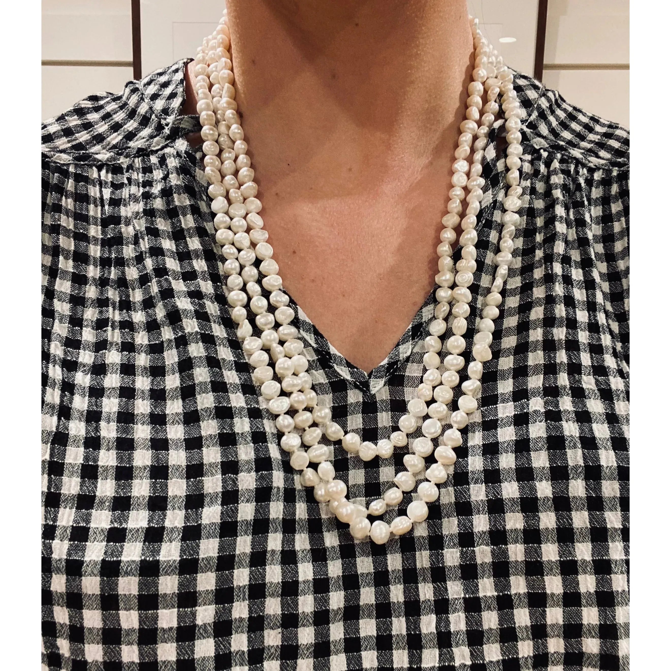 Natural Baroque Freshwater Pearl Necklace