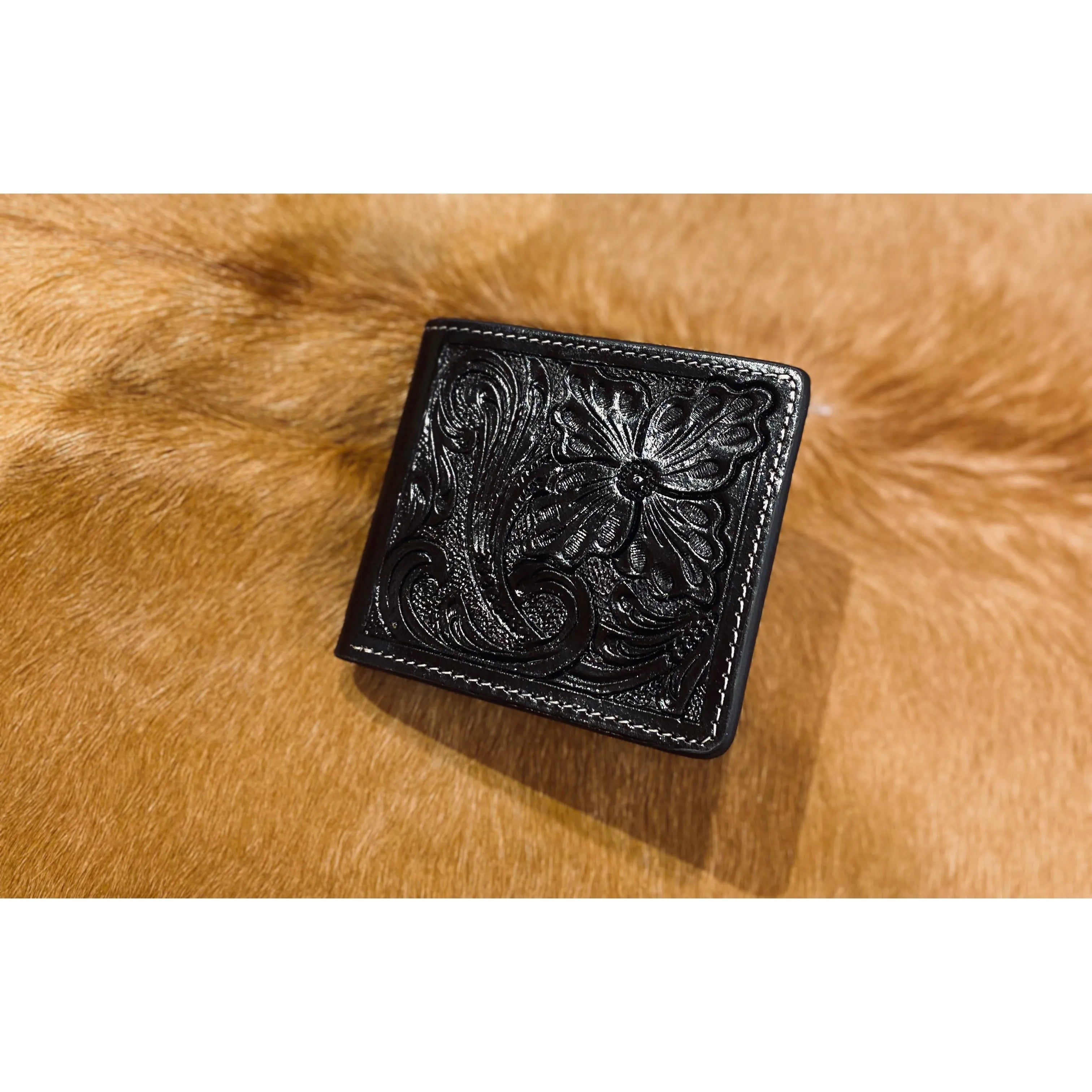 Tooled Leather Wallet